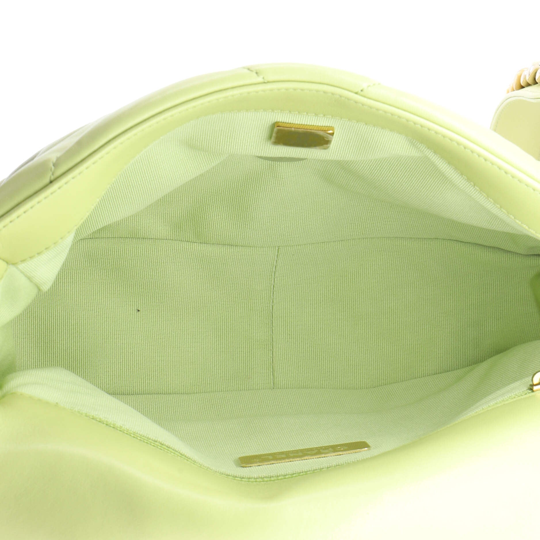 19 Flap Bag Quilted Leather Medium