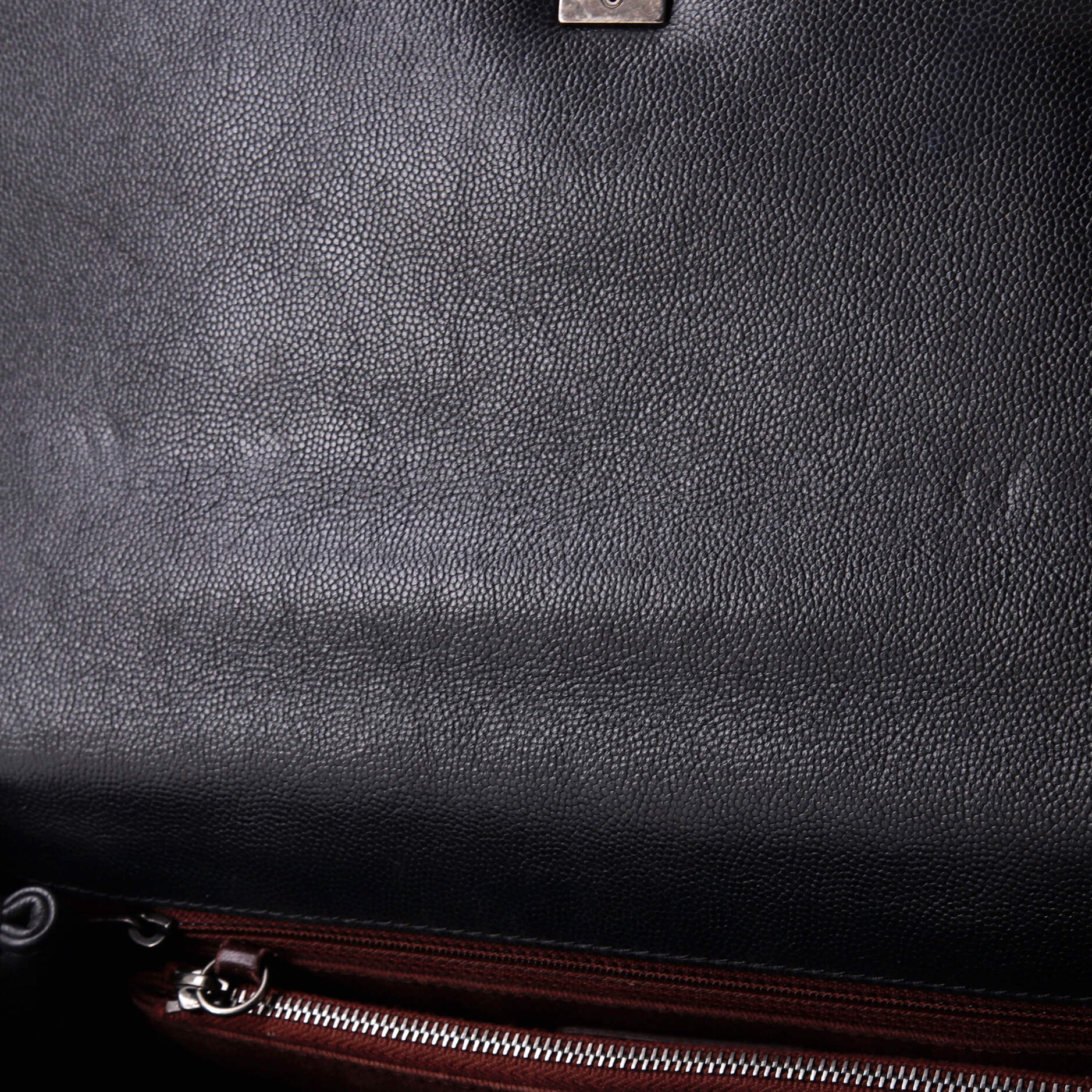 Coco Top Handle Bag Quilted Caviar Medium