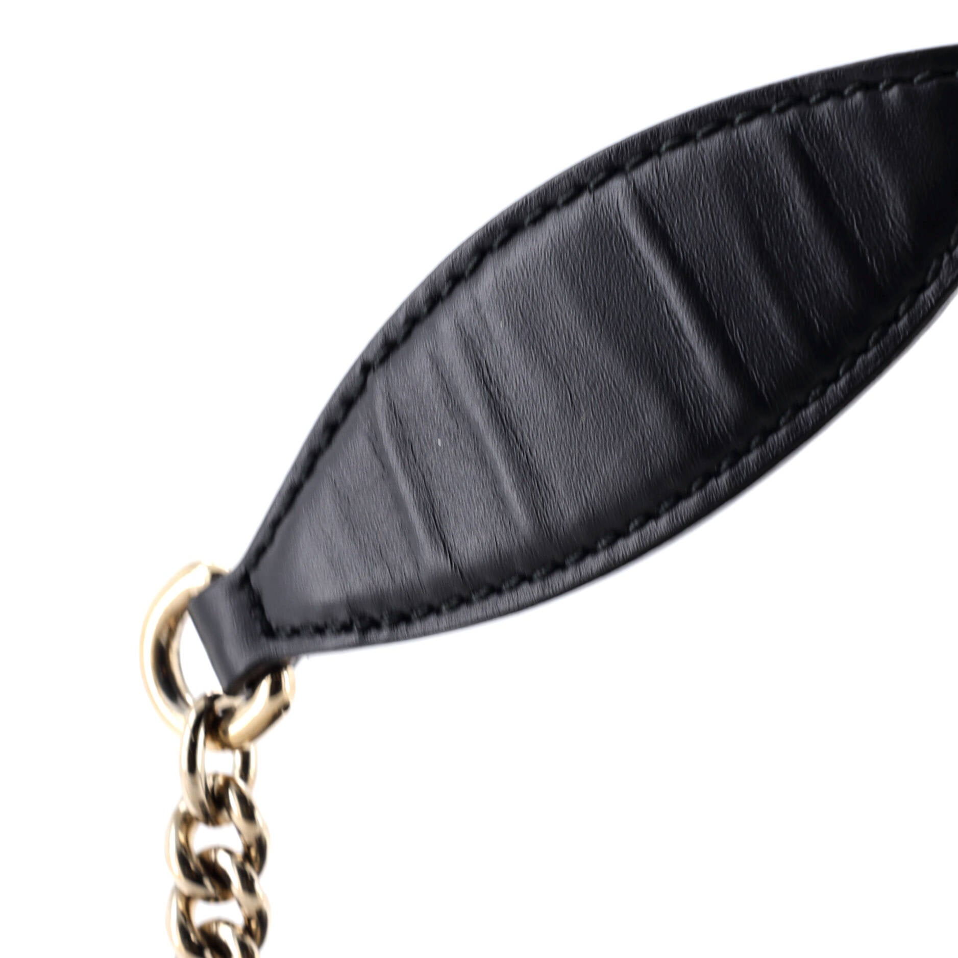 Emily Chain Flap Shoulder Bag Guccissima Leather Small