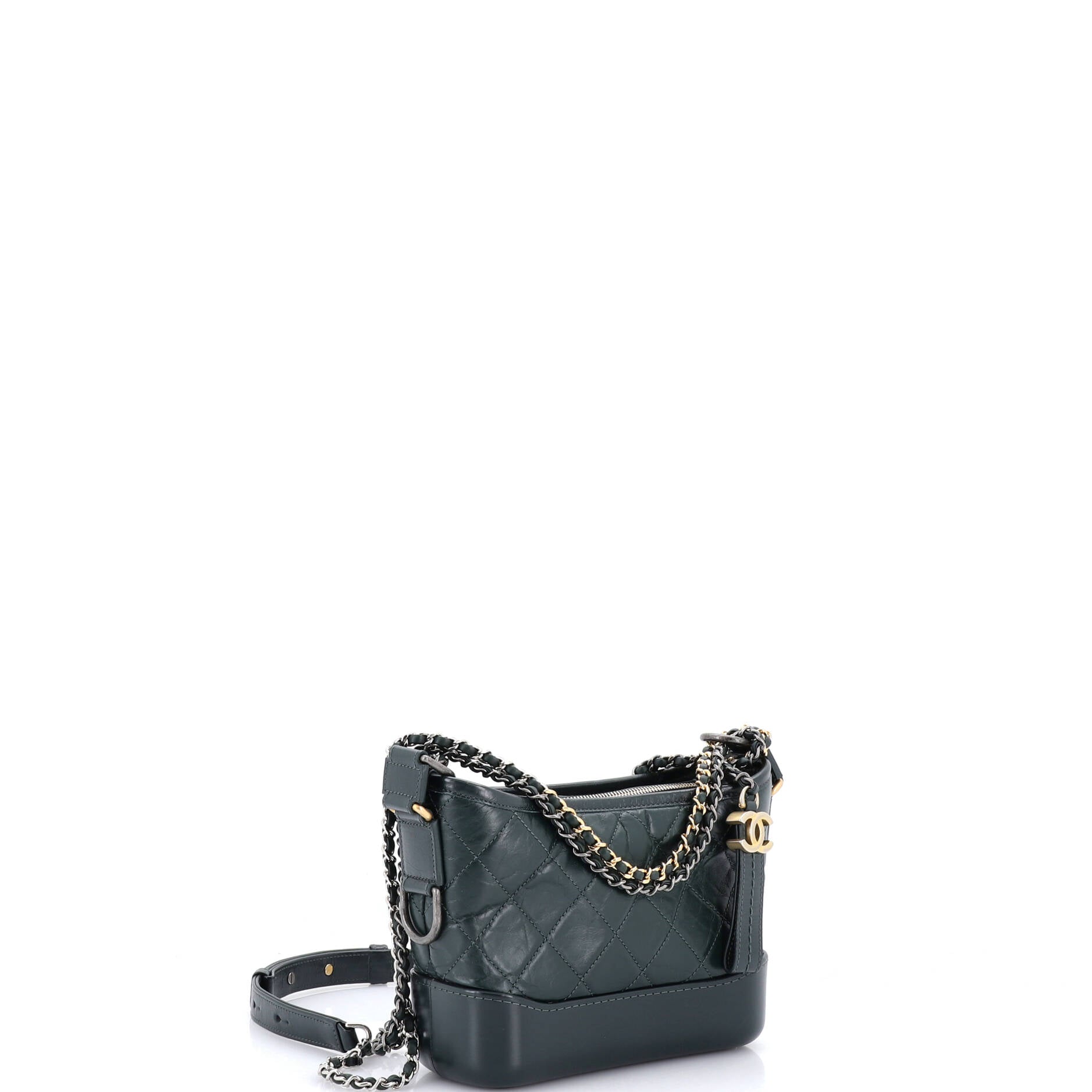 Gabrielle Hobo Quilted Aged Calfskin Small
