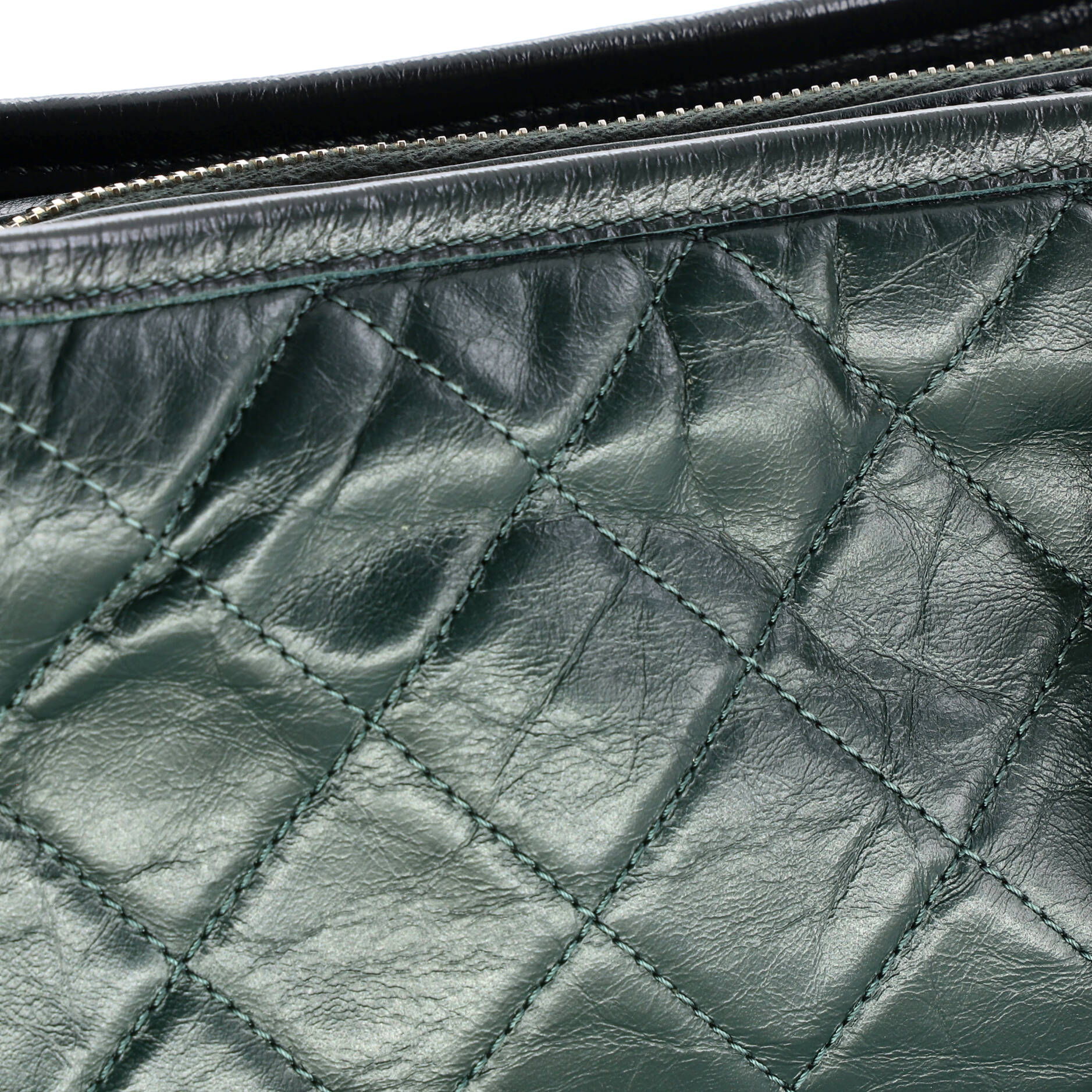 Gabrielle Hobo Quilted Aged Calfskin Small