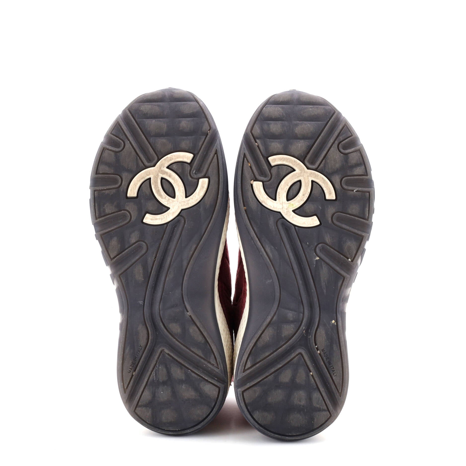 Women's Coco Neige CC Sneakers Quilted Suede and Tweed