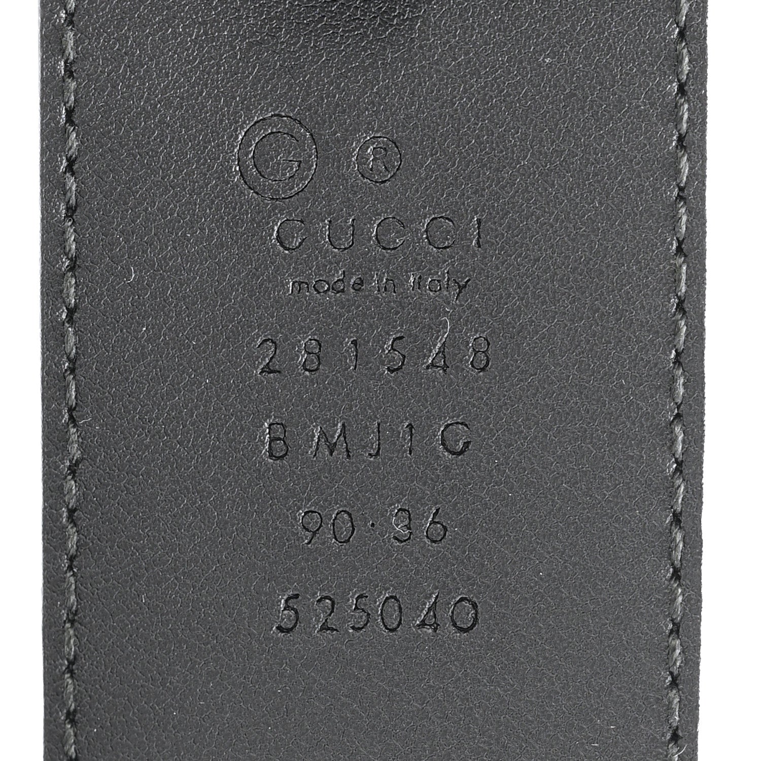 Soft Microguccissima Margaux Calfskin Belt 90 36 Black