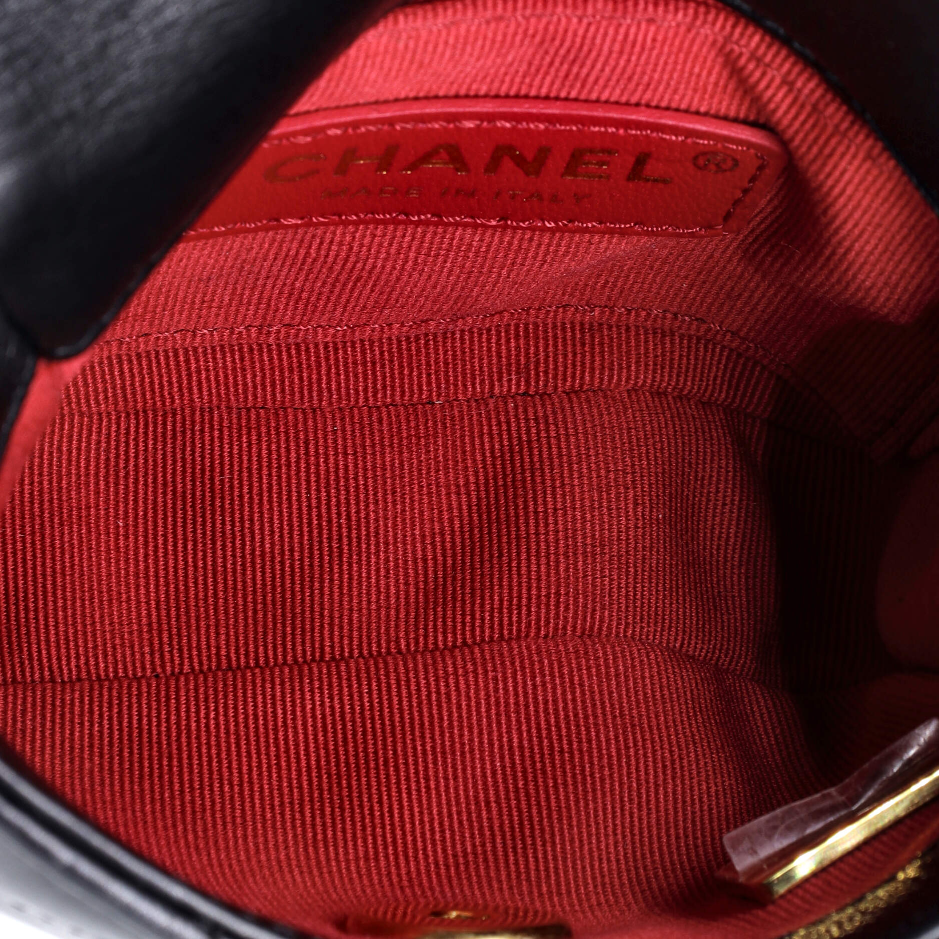 Framing Chain Flap Bag Quilted Calfskin Mini