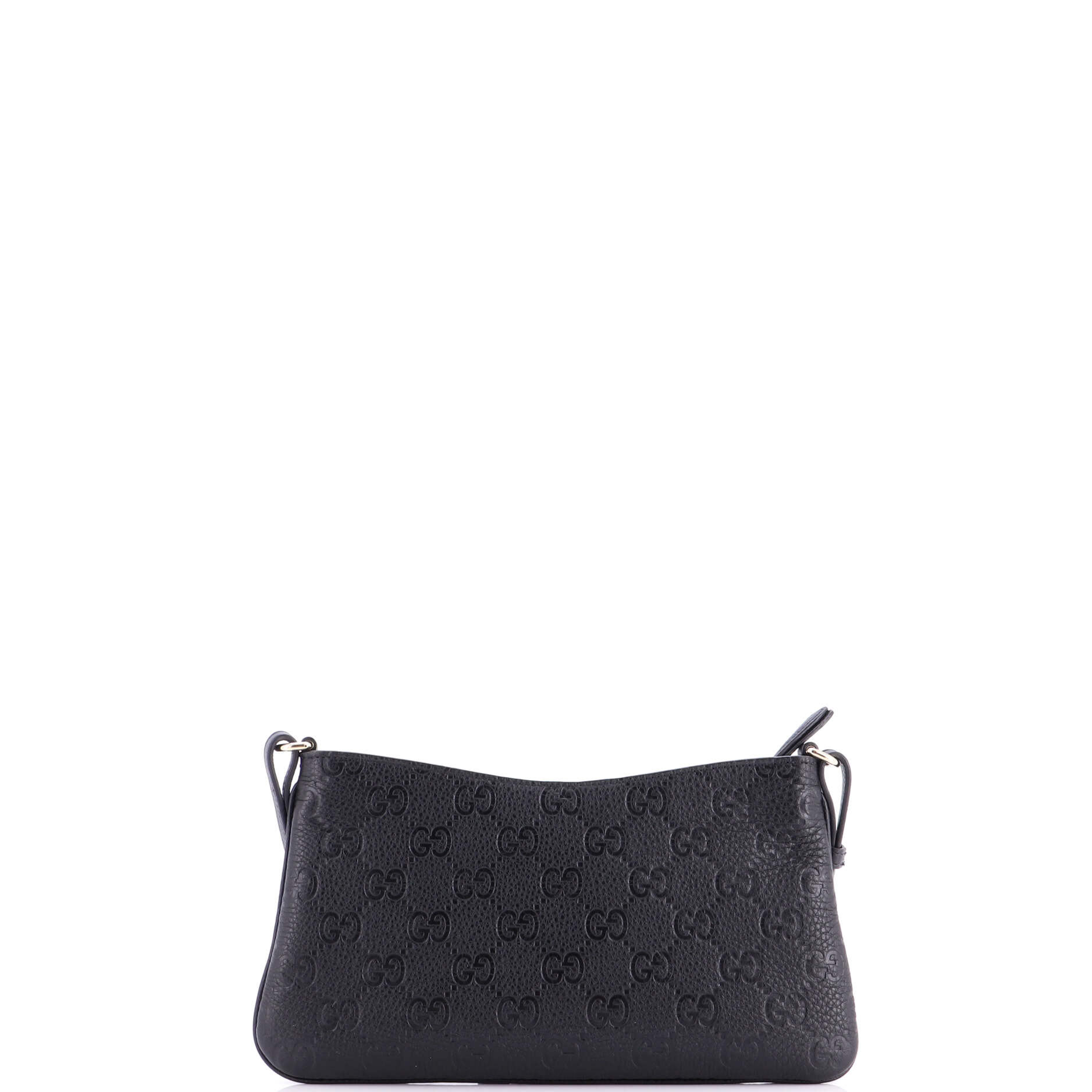 Emblem Chain Shoulder Bag Guccissima Leather Medium