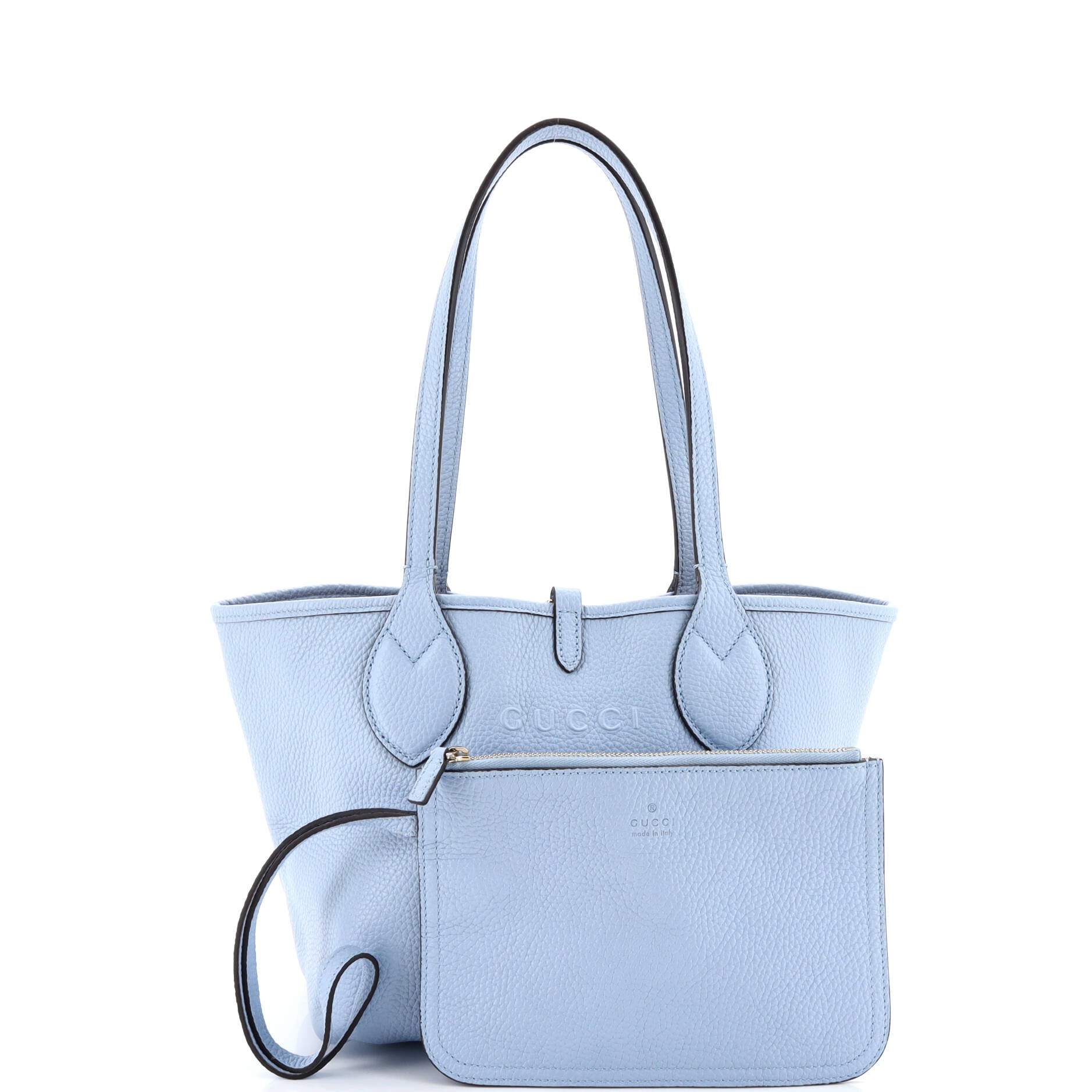 Reversible Totissima Shopping Tote Leather and GG Canvas Small
