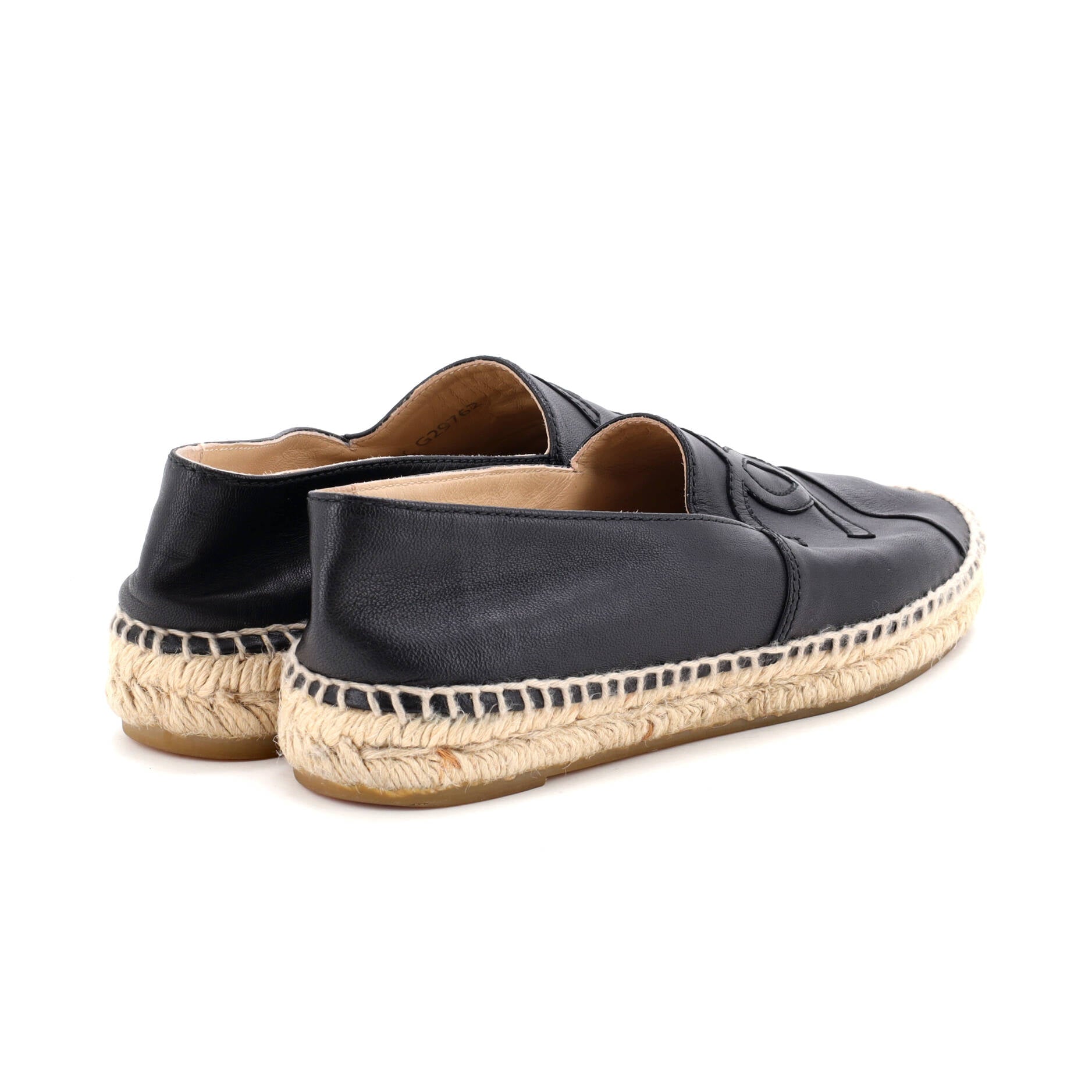 Women's CC Cap Toe Espadrilles Leather
