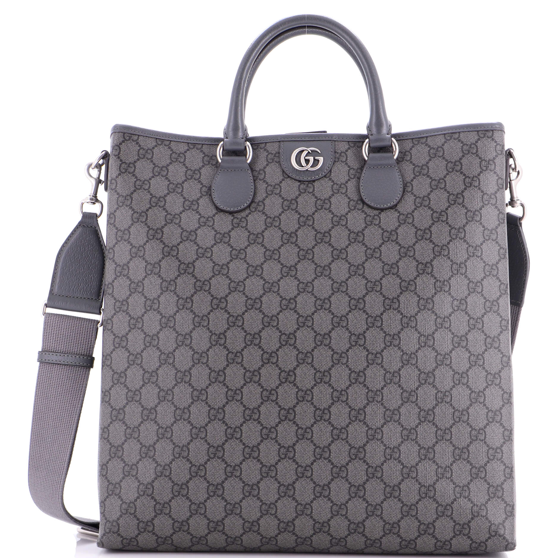 Ophidia Convertible Open Tote GG Coated Canvas Tall