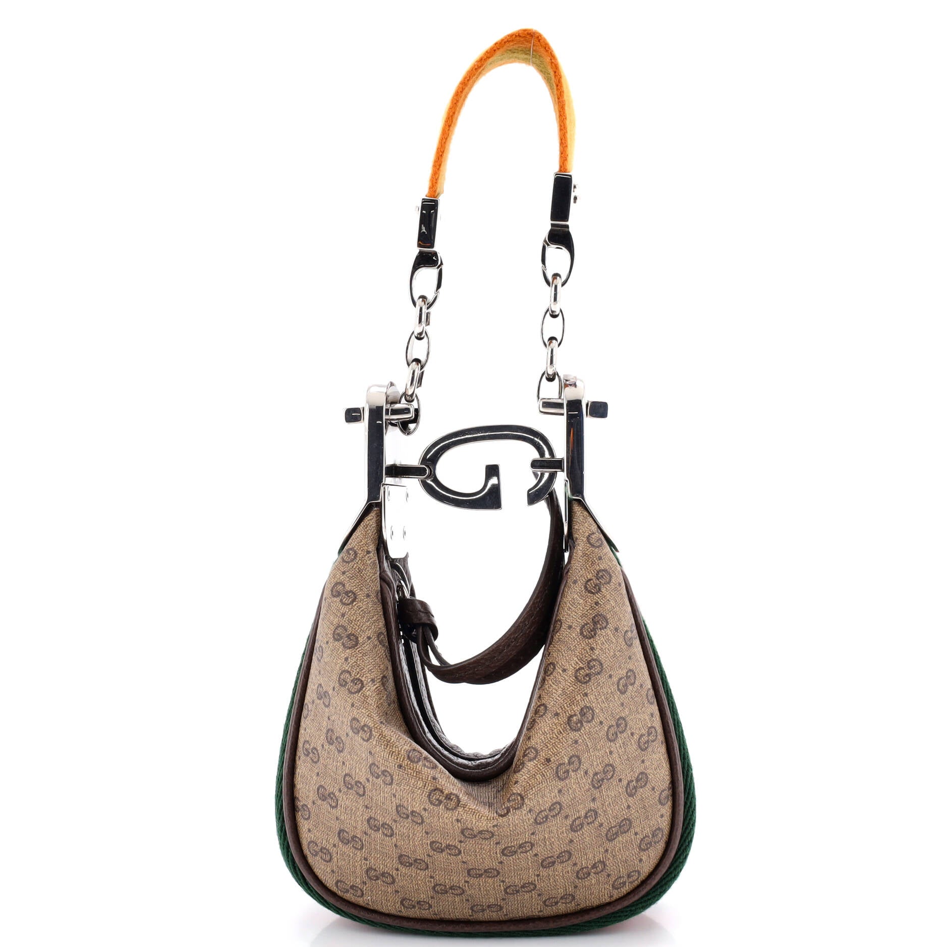 Attache Shoulder Bag Micro GG Coated Canvas Mini