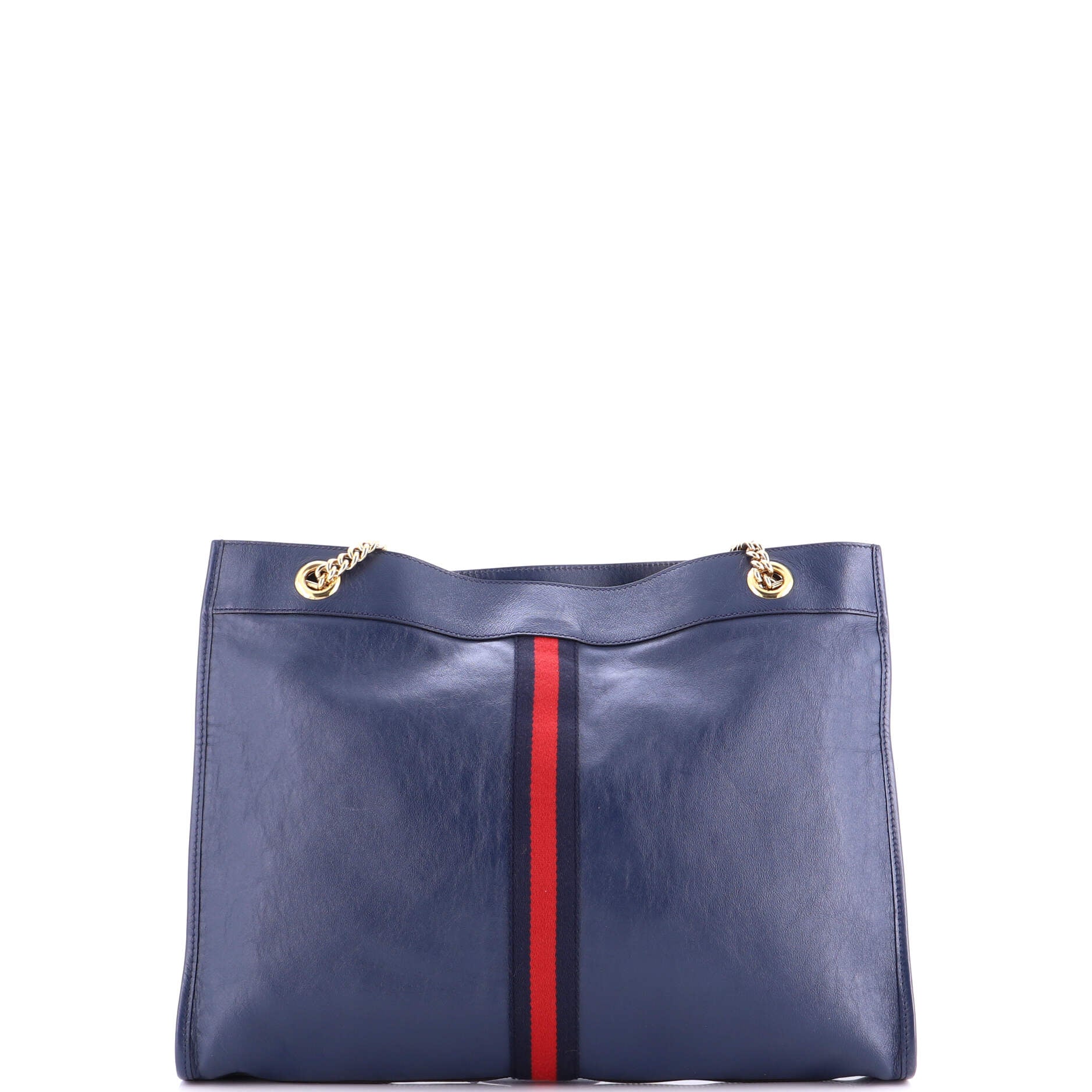 Rajah Chain Tote Leather Large