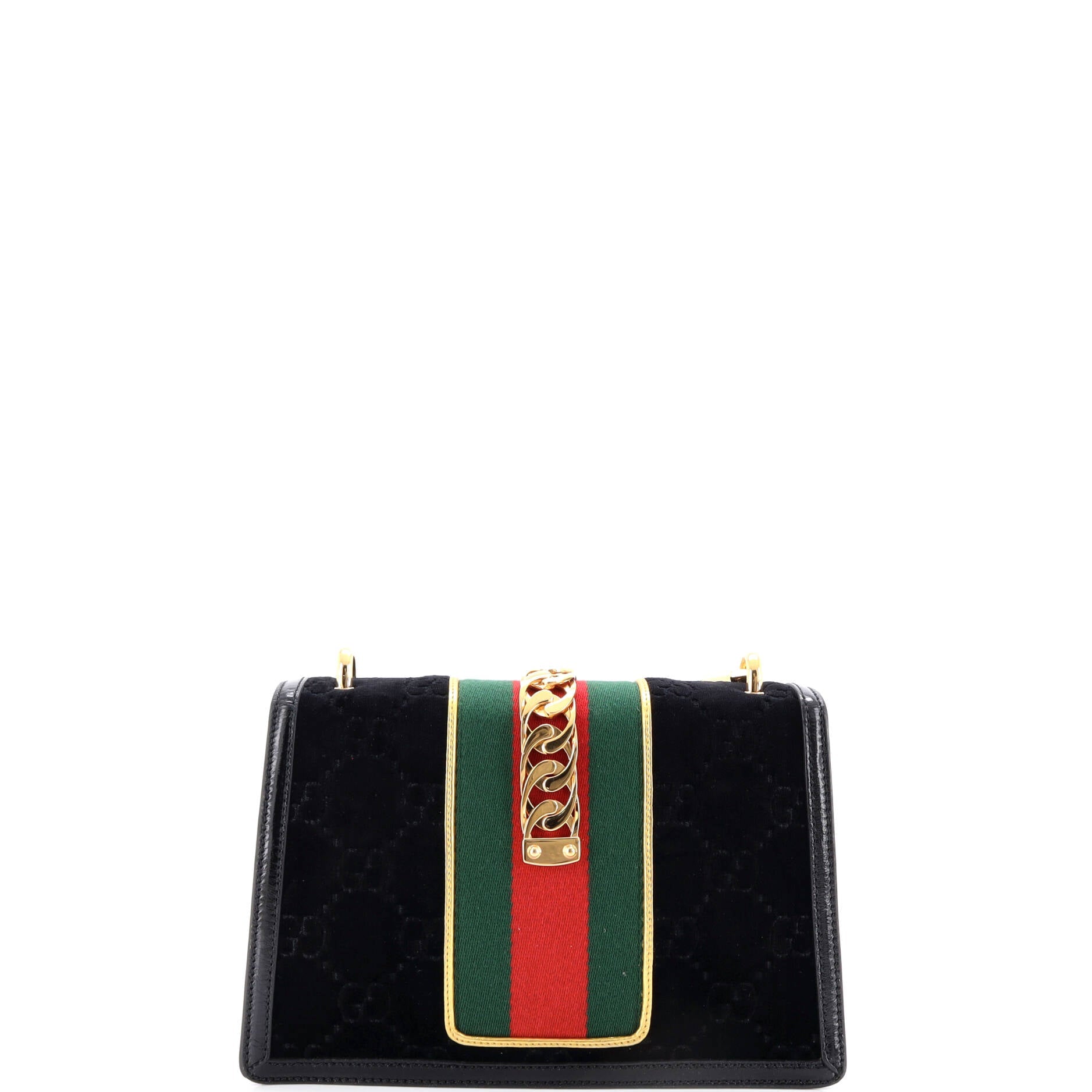 Sylvie Shoulder Bag GG Velvet Small