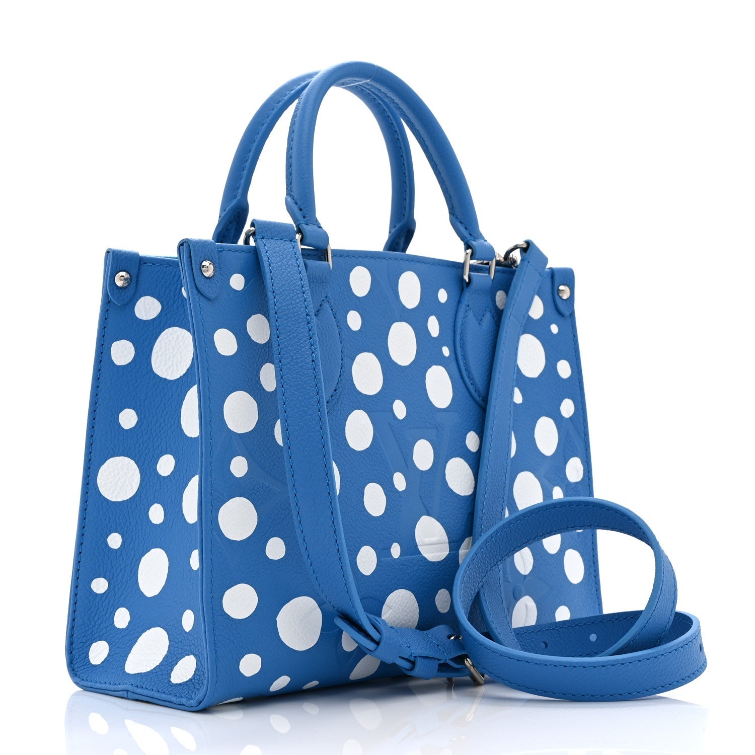 LV X YK Empreinte Monogram Giant Onthego PM Blue White