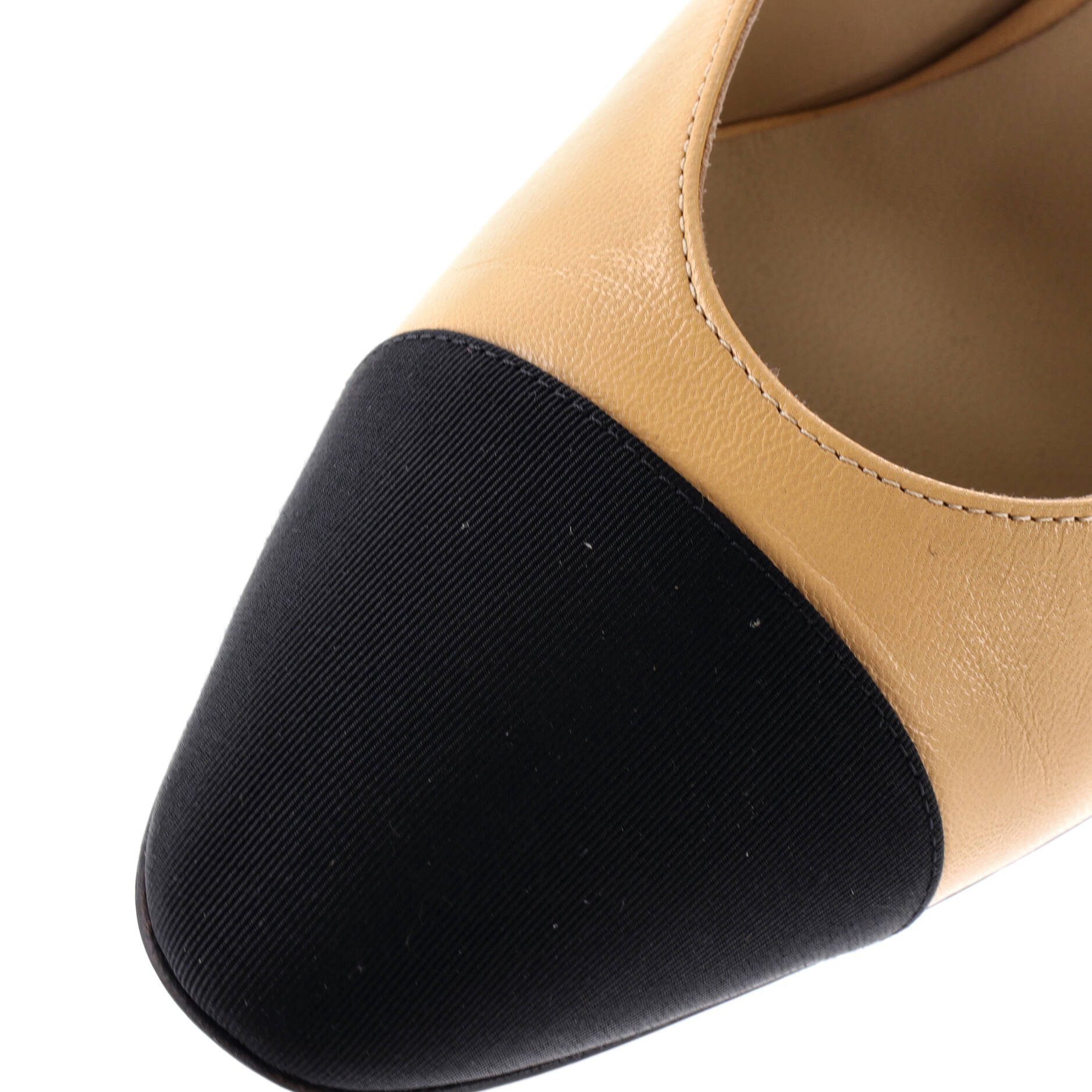 Women’s Cap Toe Slingback Pumps Leather