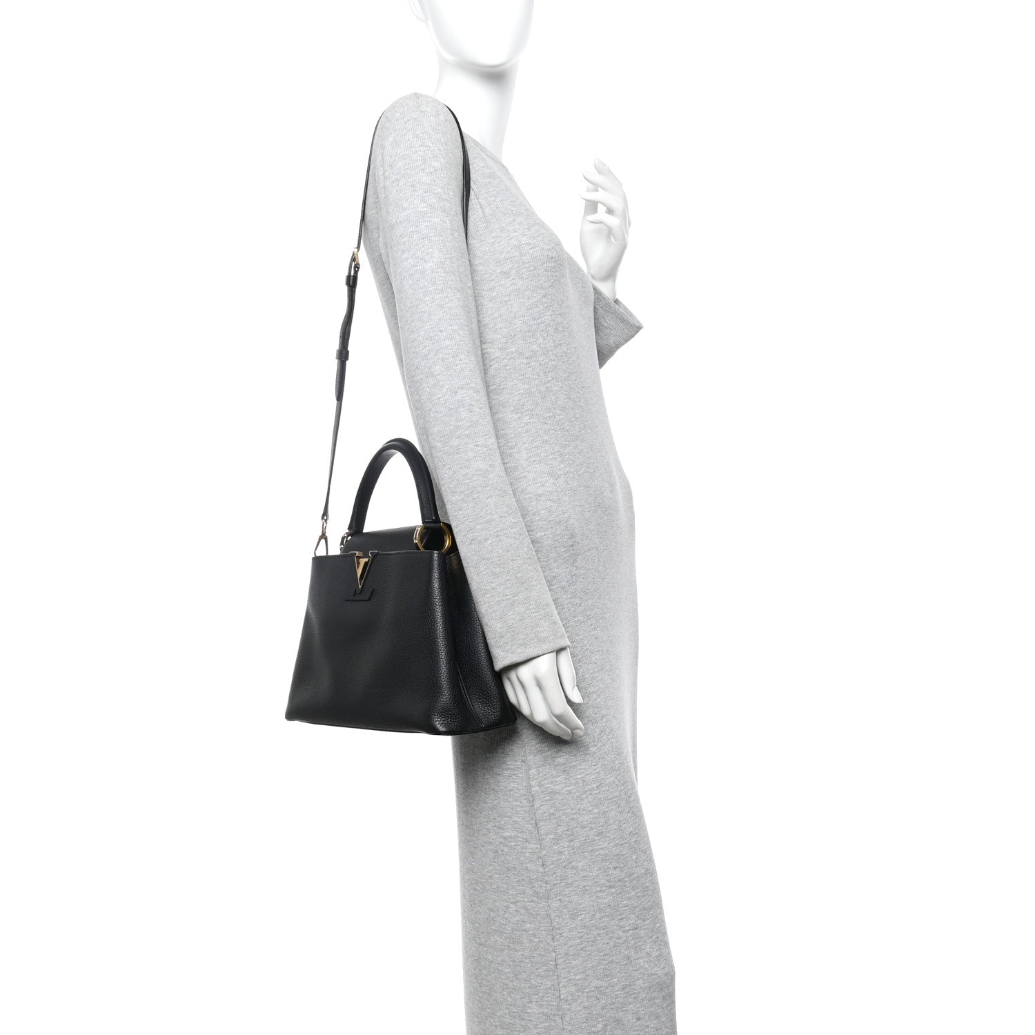 Taurillon Capucines PM Black