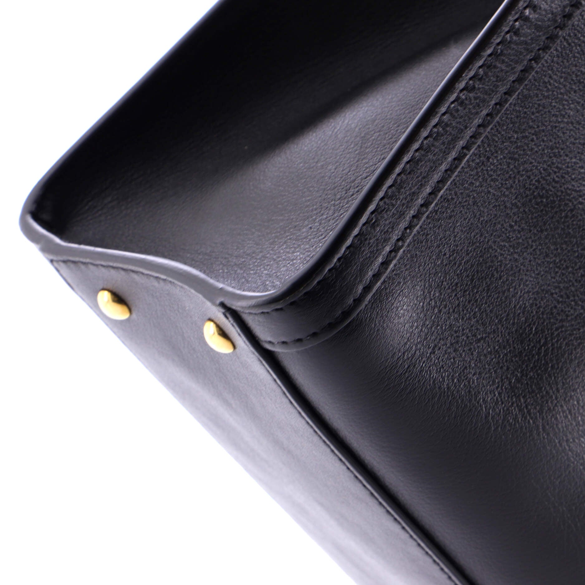 Diana NM Bamboo Handle Tote Leather Small
