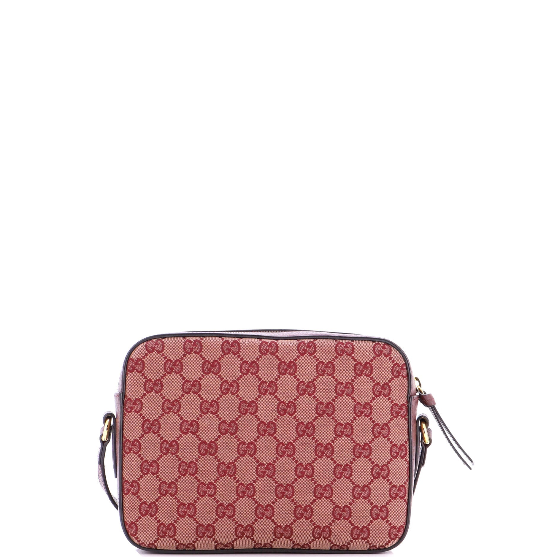 Horsebit 1955 Flap Pocket Camera Bag GG Canvas and Leather Small