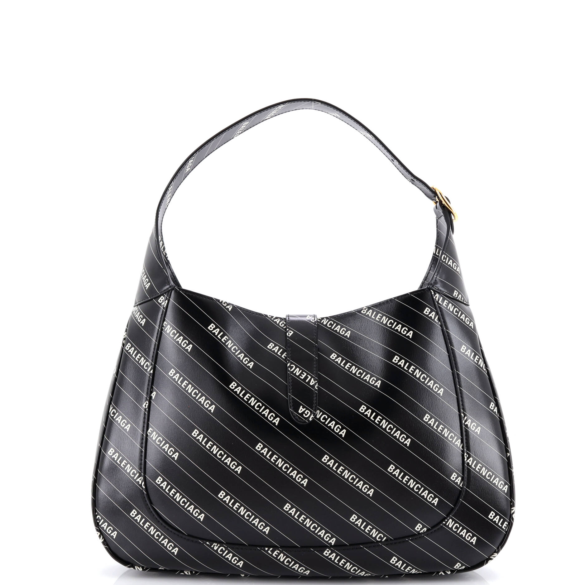 x Balenciaga The Hacker Project Jackie 1961 Hobo Printed Leather Medium