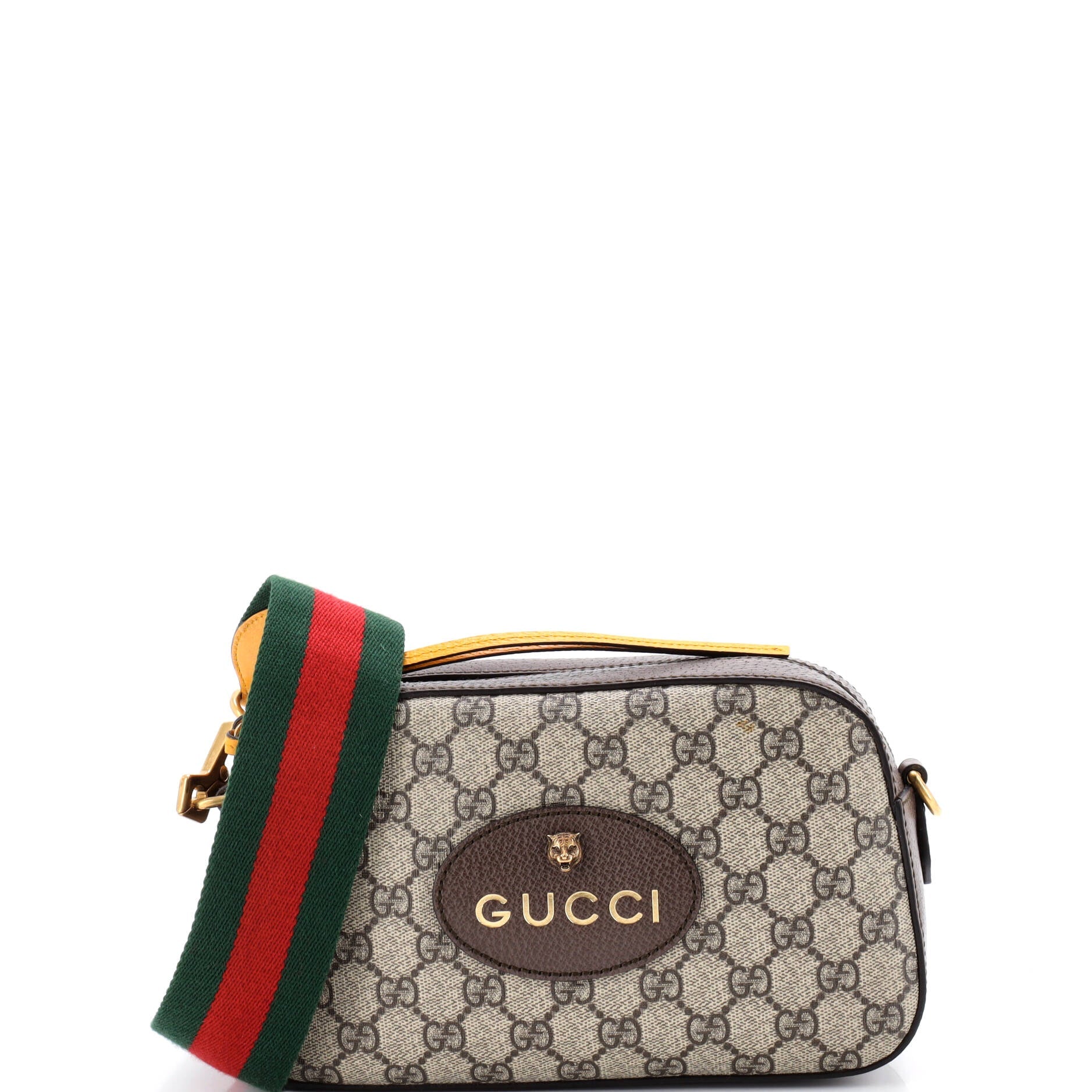 Neo Vintage Camera Messenger Bag GG Coated Canvas