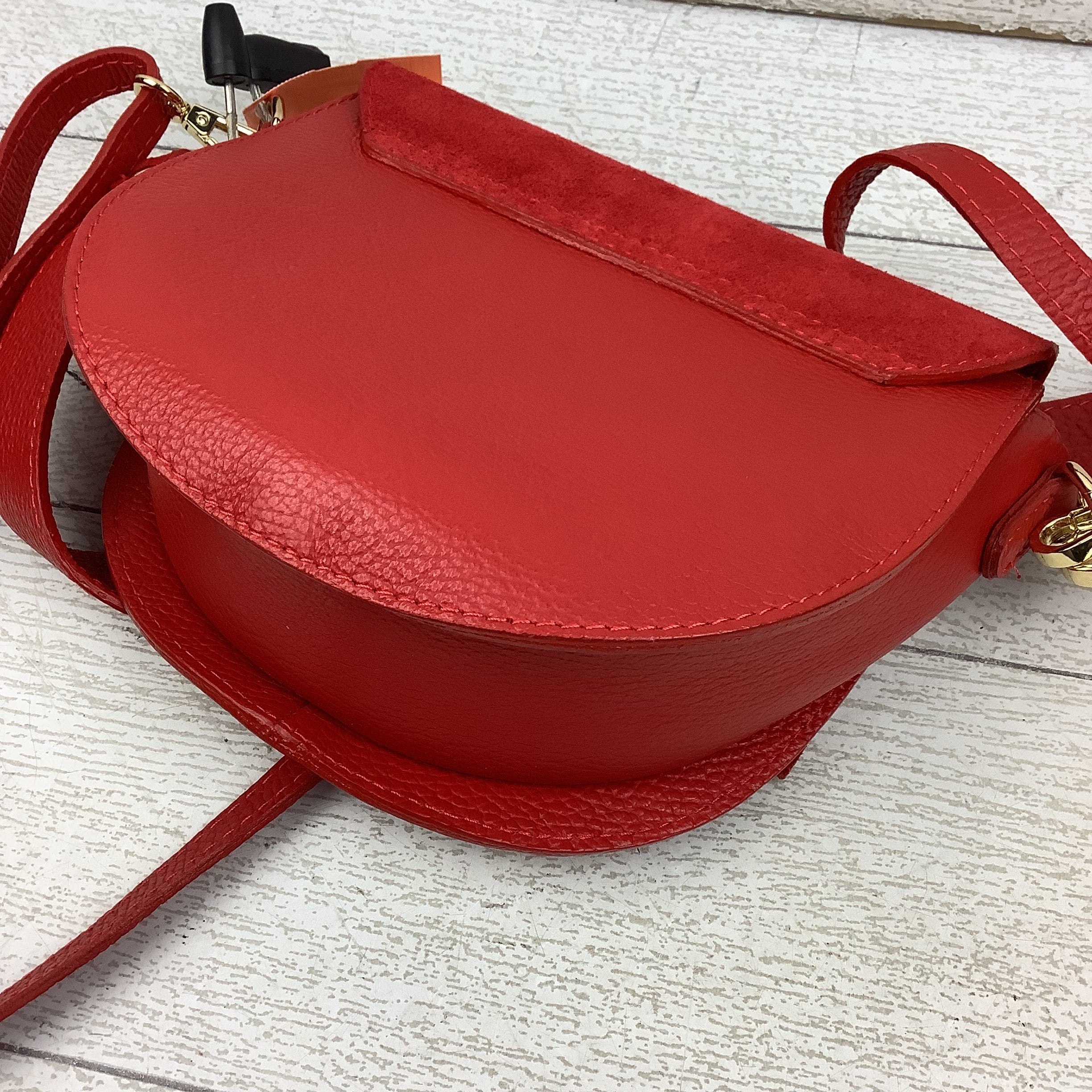 Crossbody Leather By Cmc, Size: Small
