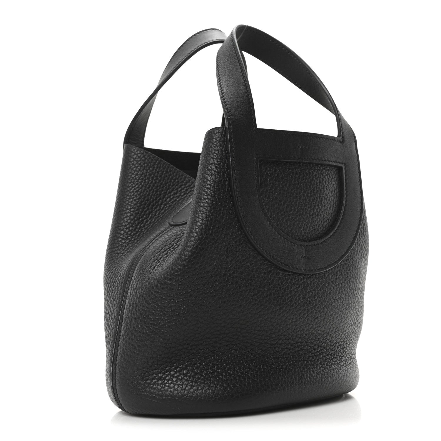 Taurillon Clemence Swift In-The-Loop 18 Bag Black