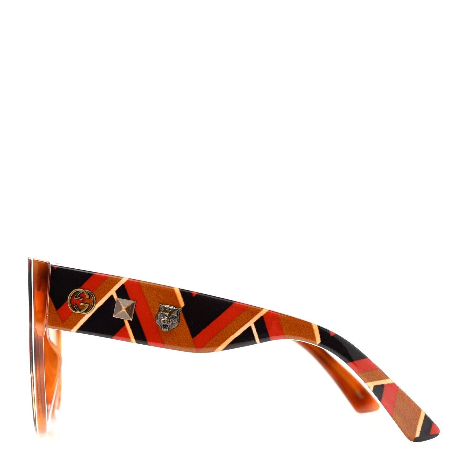 Acetate Square Frame Sunglasses GG0059S Multicolor