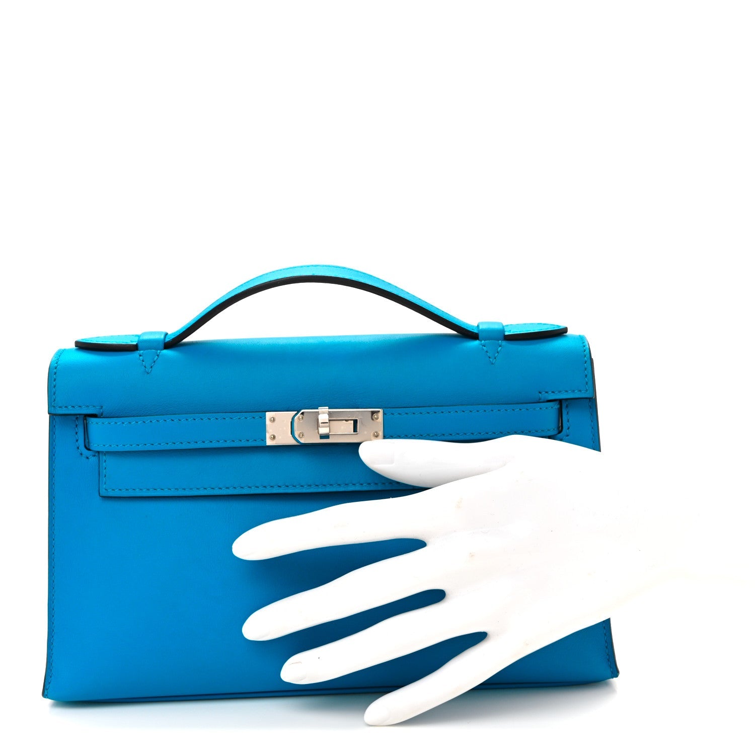 Swift Kelly Pochette Clutch Bleu Frida
