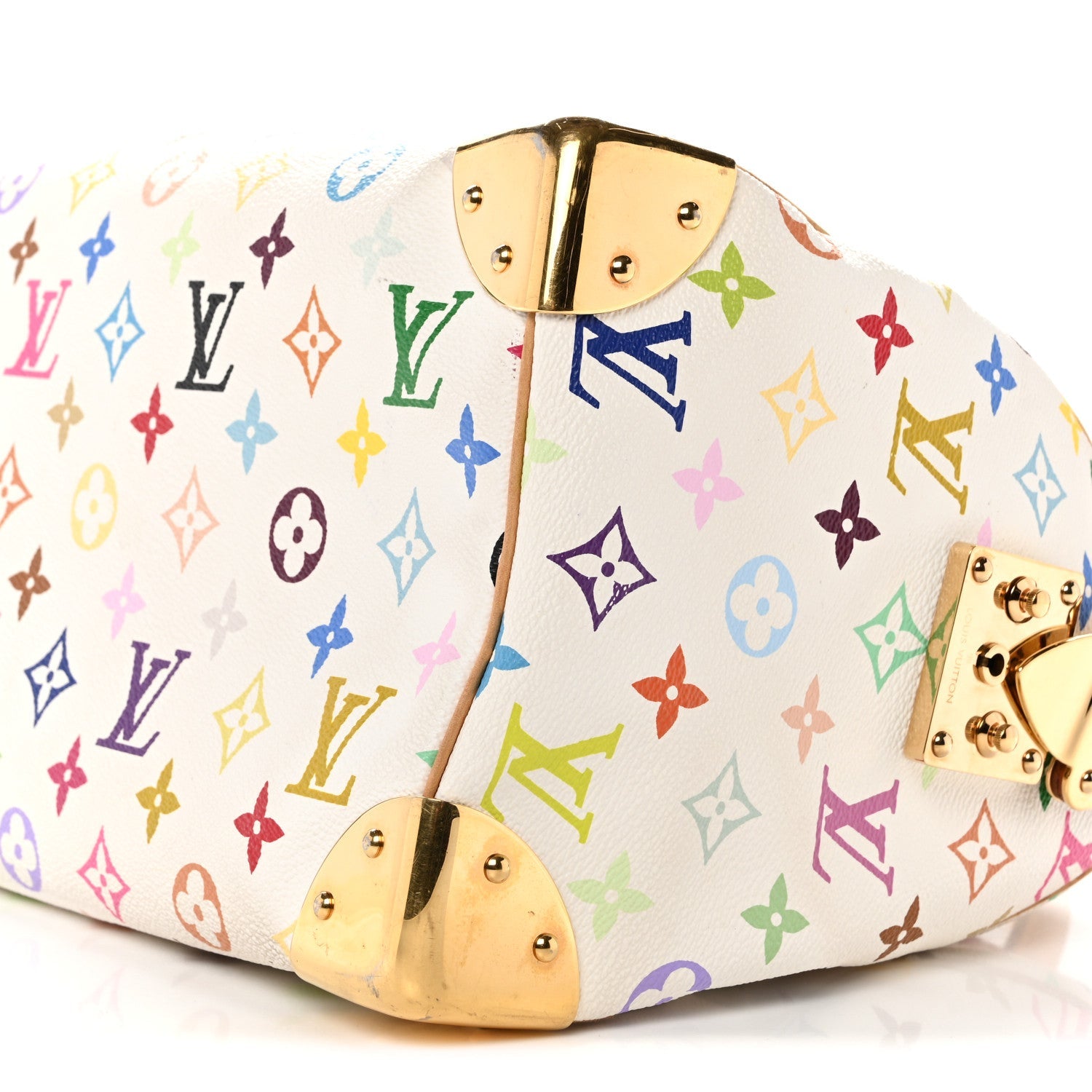 Monogram Multicolor Speedy 30 White