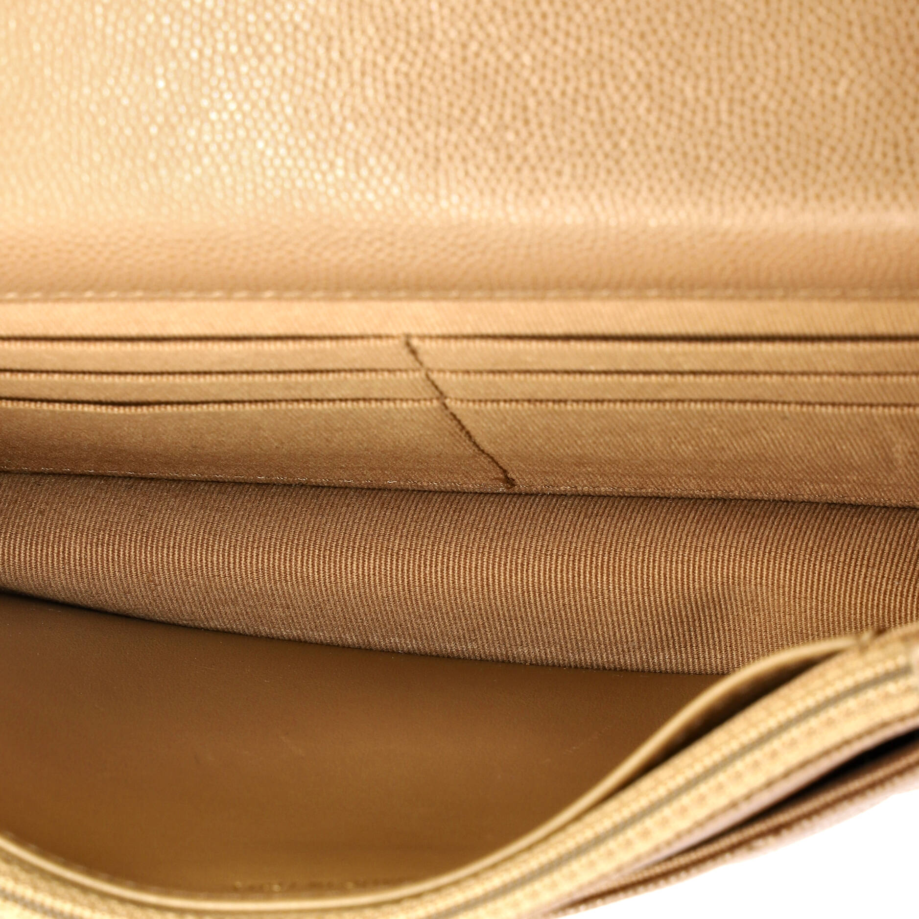 Coco First Wallet on Chain Quilted Caviar