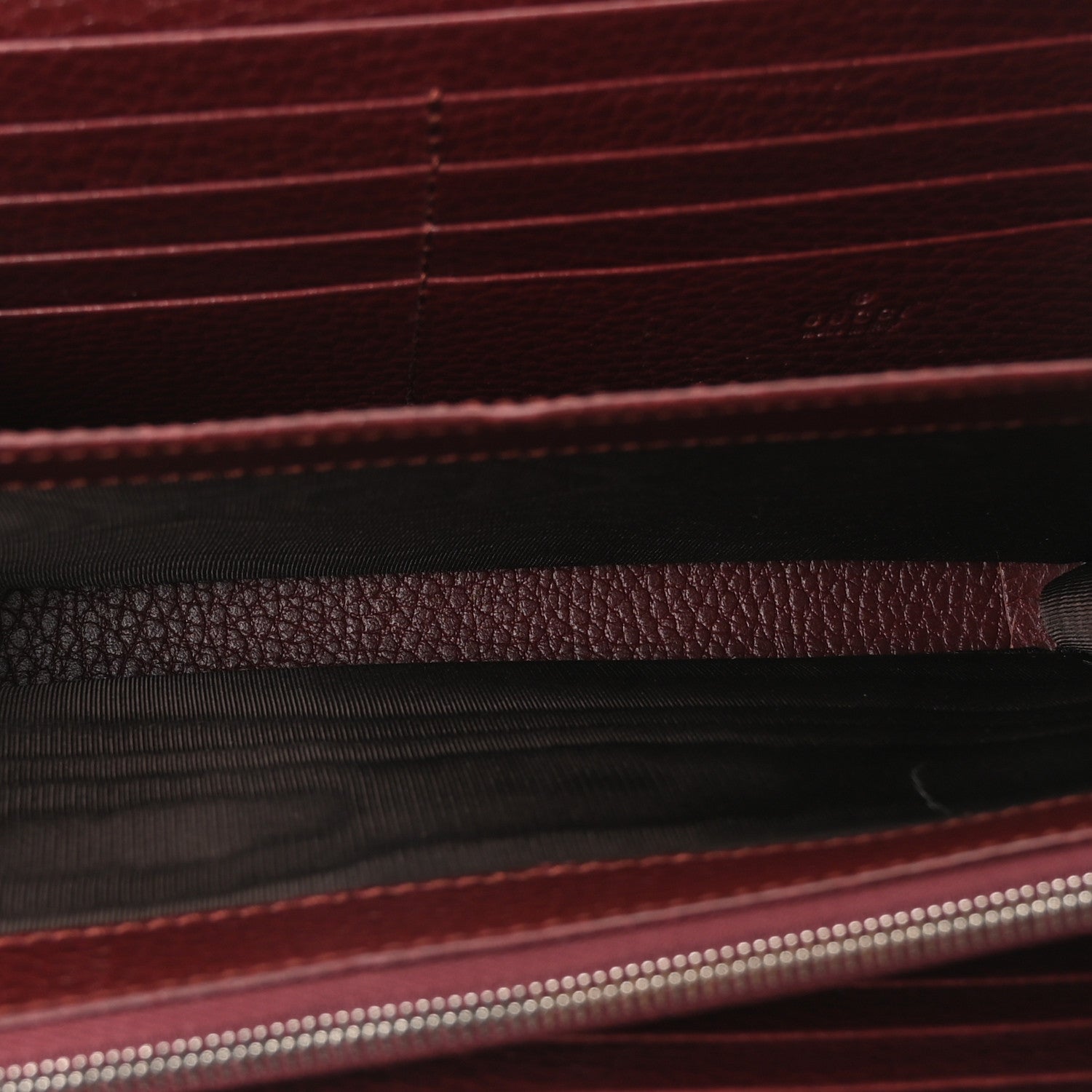 Dollar Calfskin Crystal Mini Dionysus Chain Wallet Vintage Bordeaux