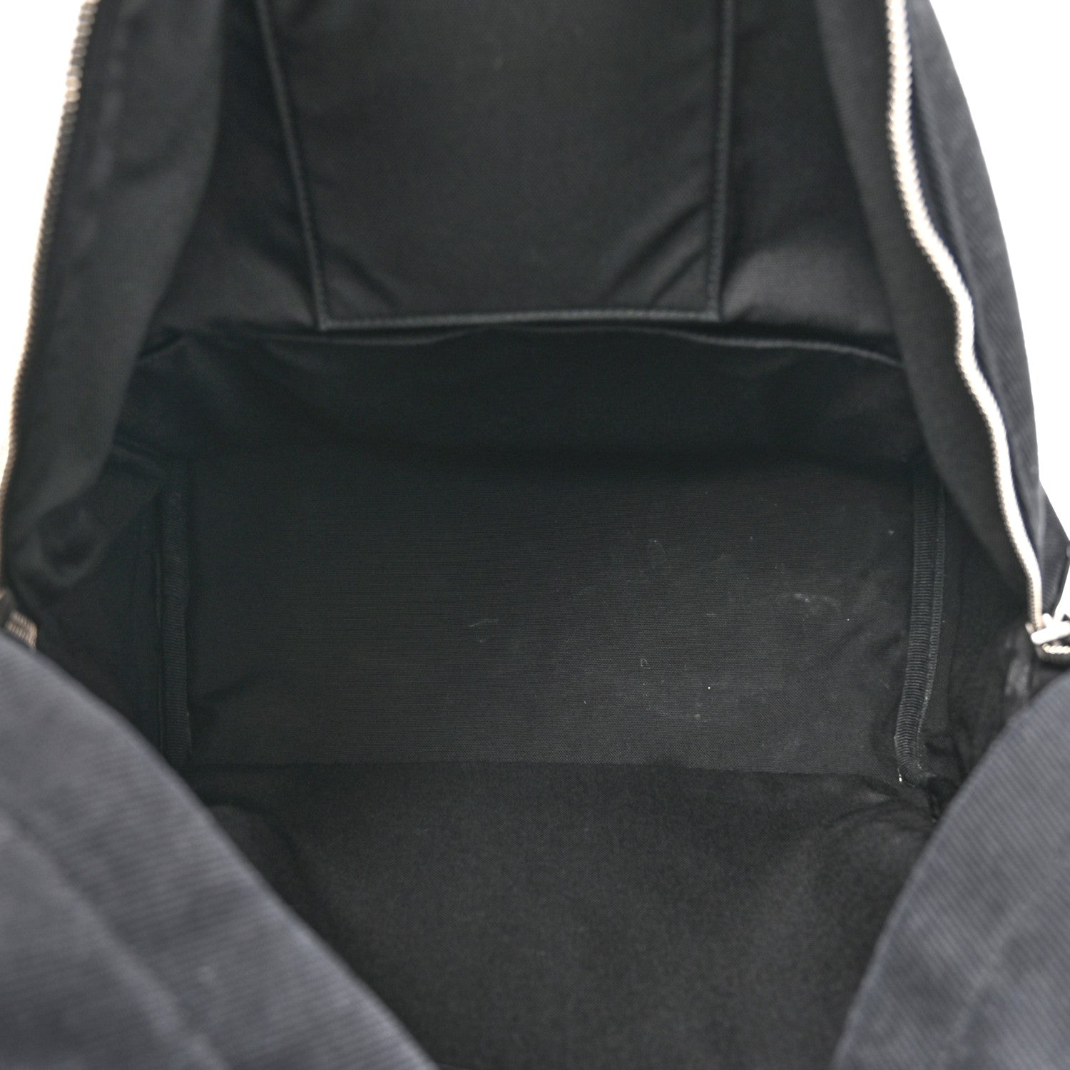 Canvas Signature Embroidered City Backpack Black