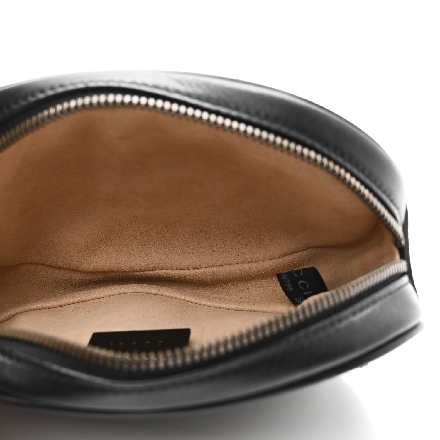 Calfskin Matelasse GG Marmont Belt Bag Black