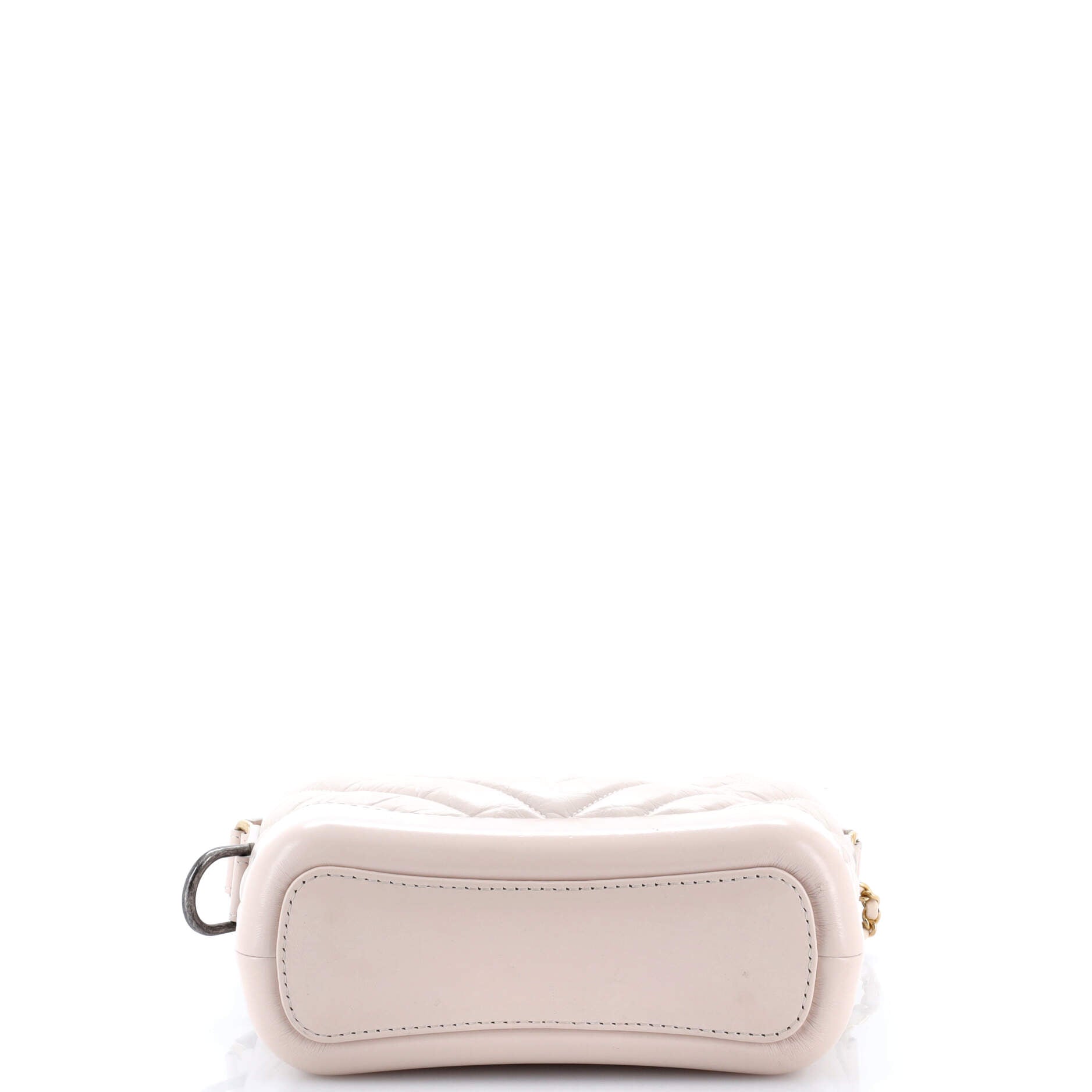 Gabrielle Hobo Chevron Aged Calfskin Small