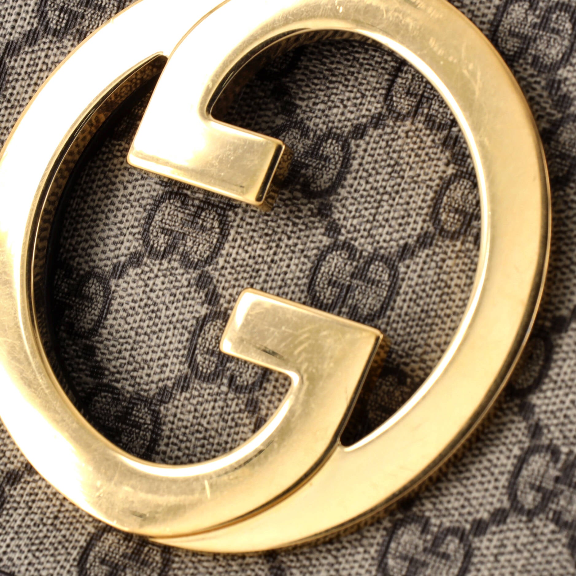 Blondie NM Top Handle Bag GG Coated Canvas Medium