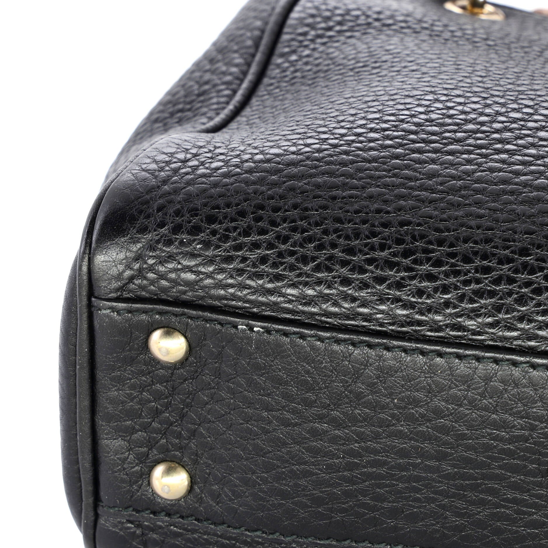 Bamboo Shopper Tote Leather Mini