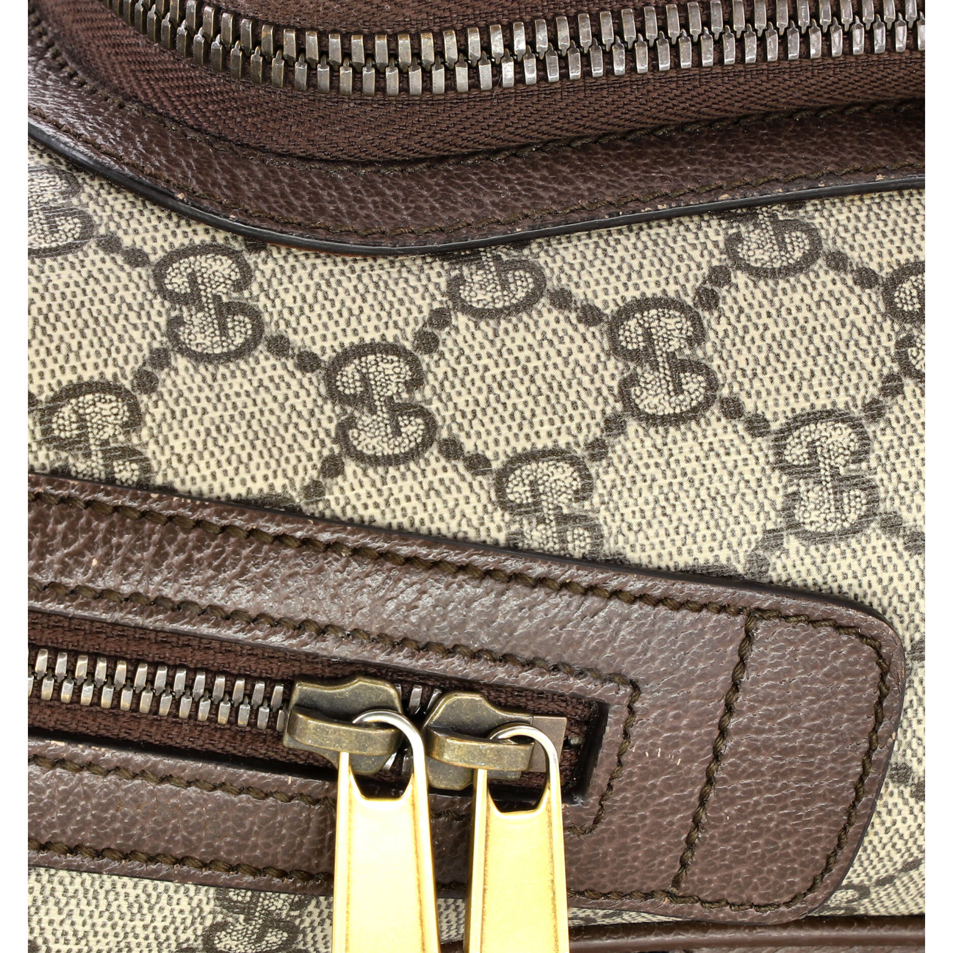 Ophidia Backpack GG Coated Canvas and Leather Small