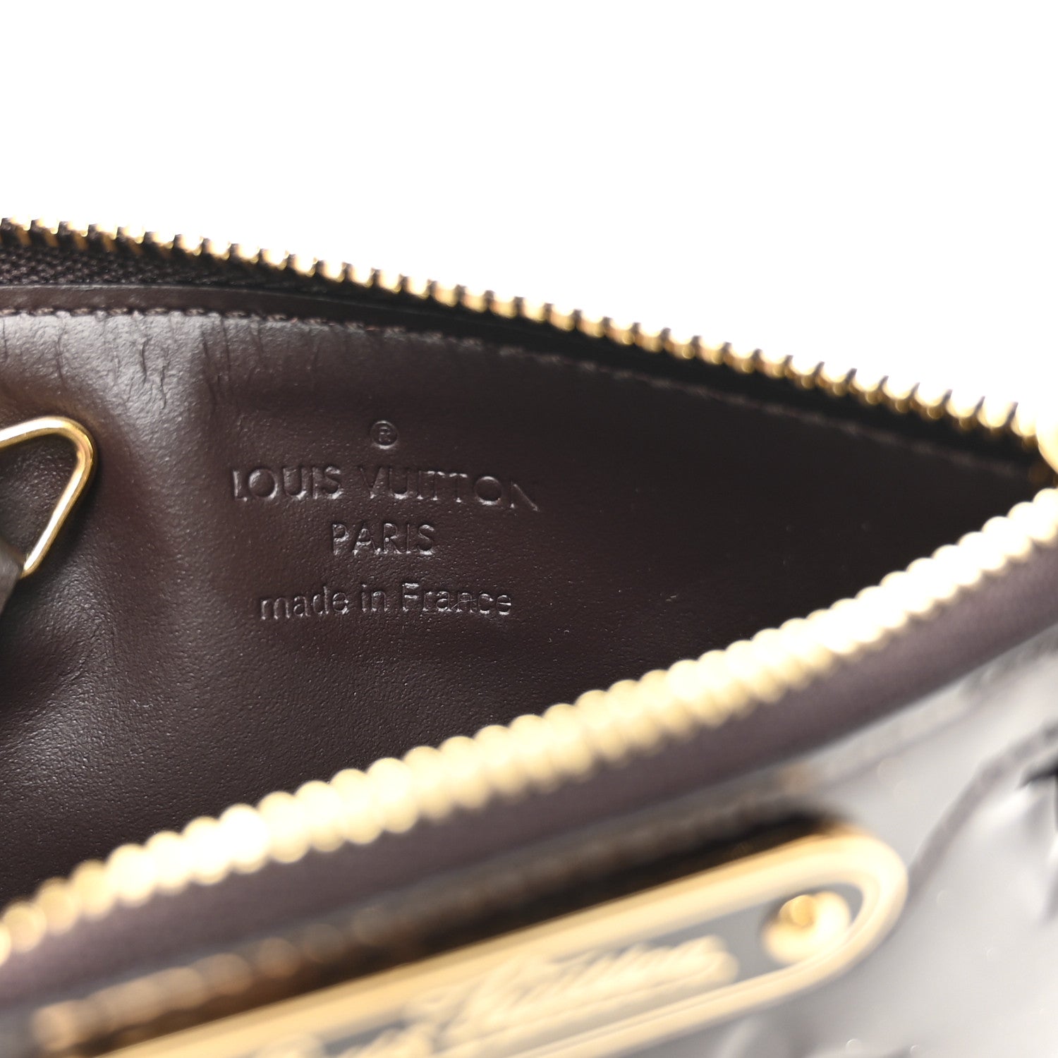 Vernis Key Pouch Amarante