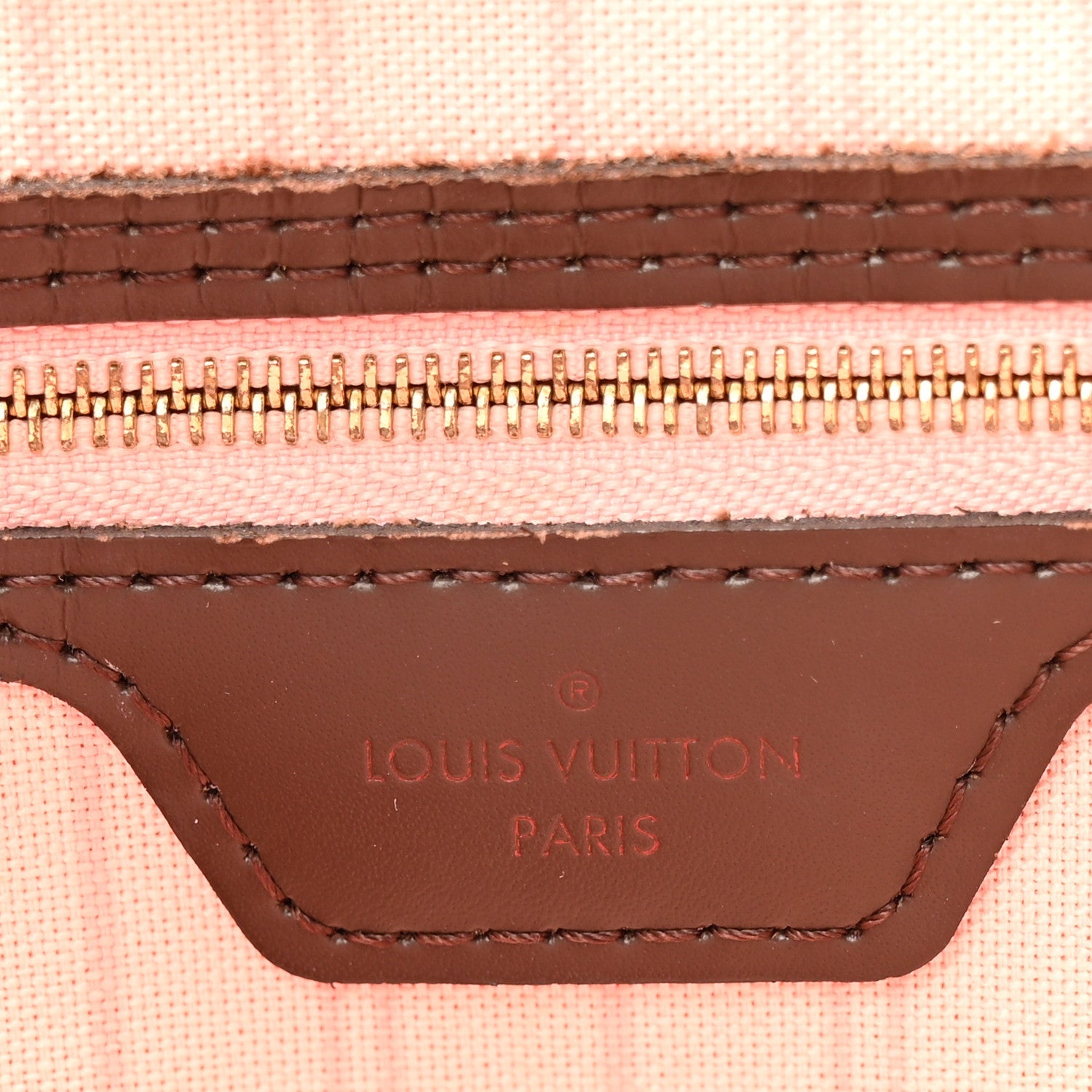 Damier Ebene Neo Neverfull MM Rose Ballerine