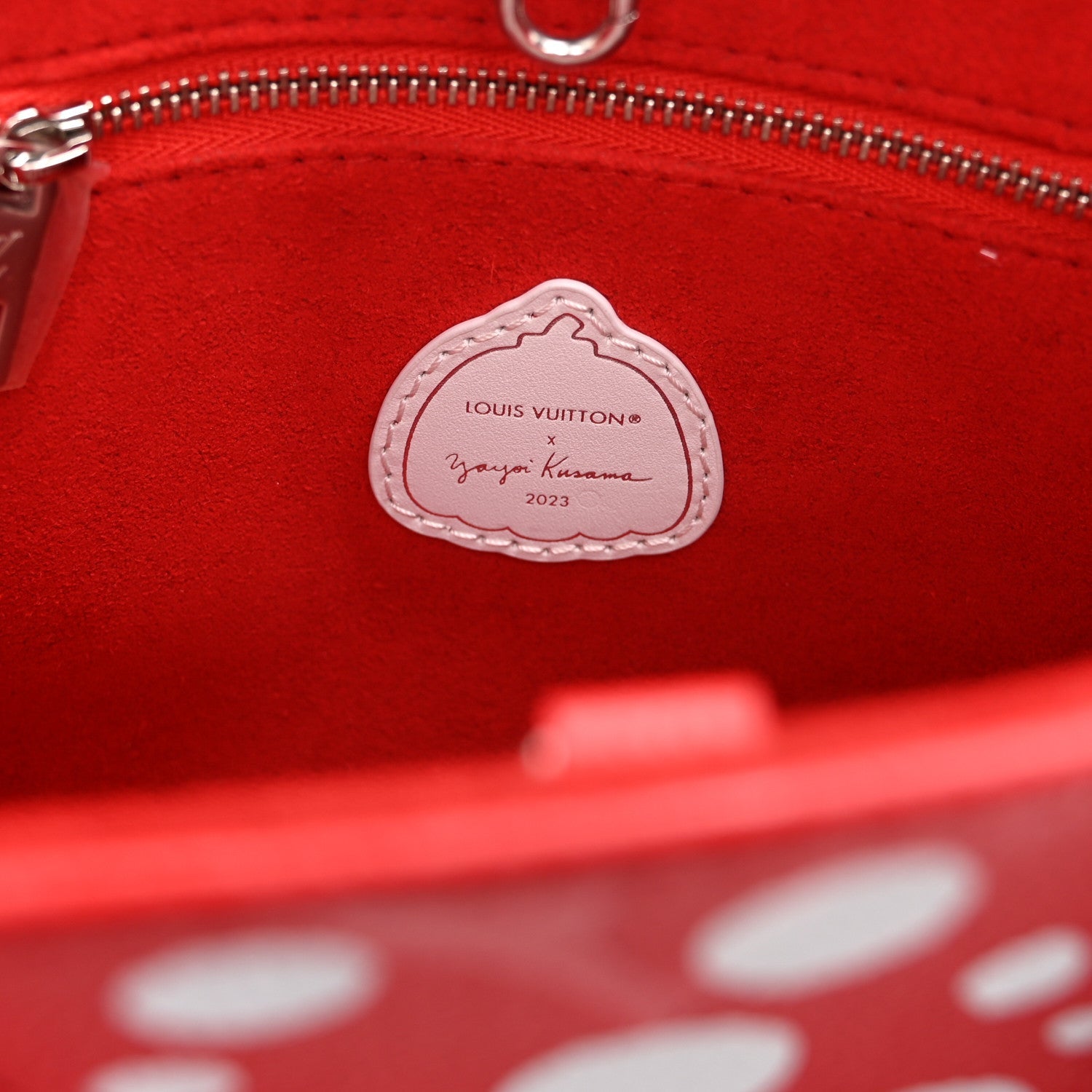 LV X YK Empreinte Infinity Dots Onthego PM Rogue White