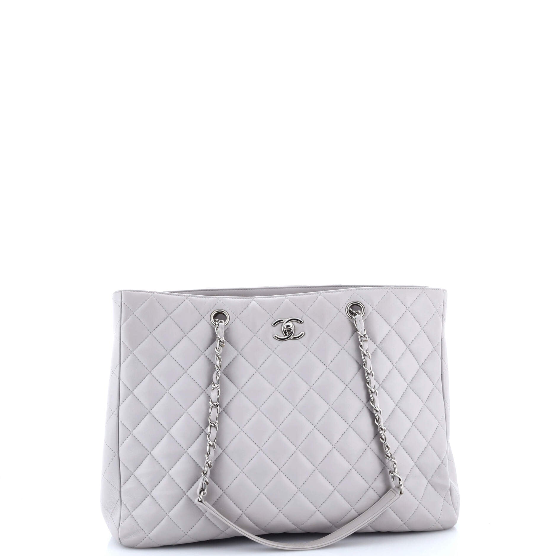 Classic CC Shopping Tote Quilted Calfskin Large