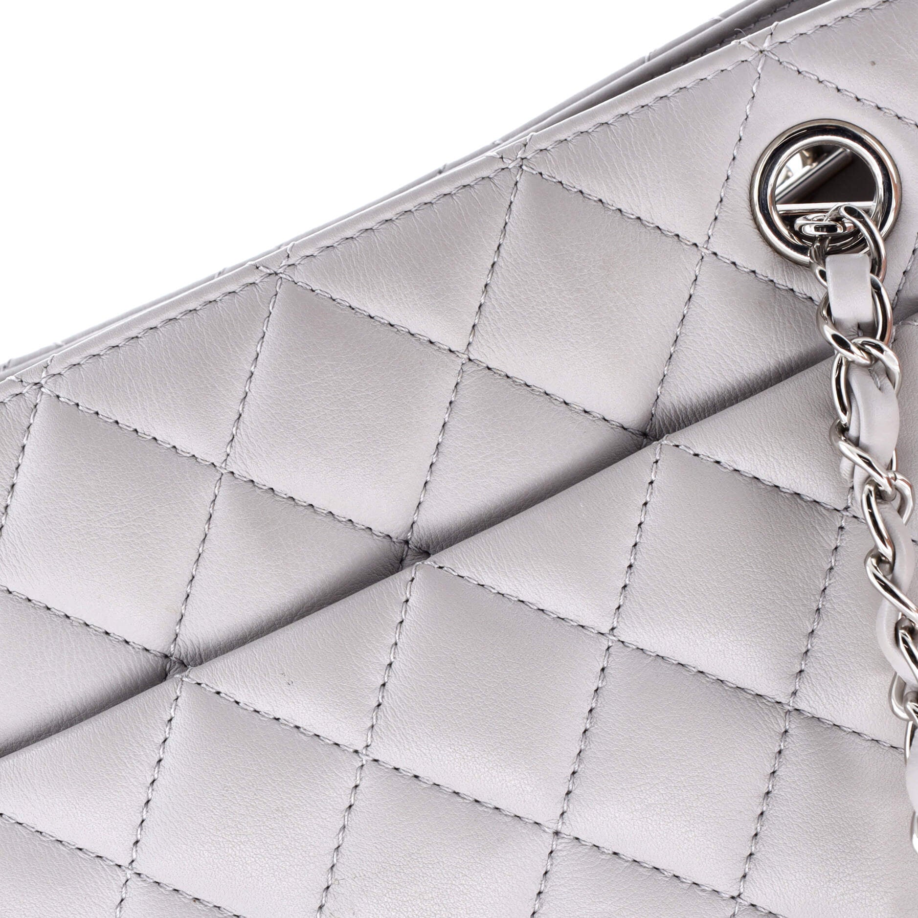 Classic CC Shopping Tote Quilted Calfskin Large