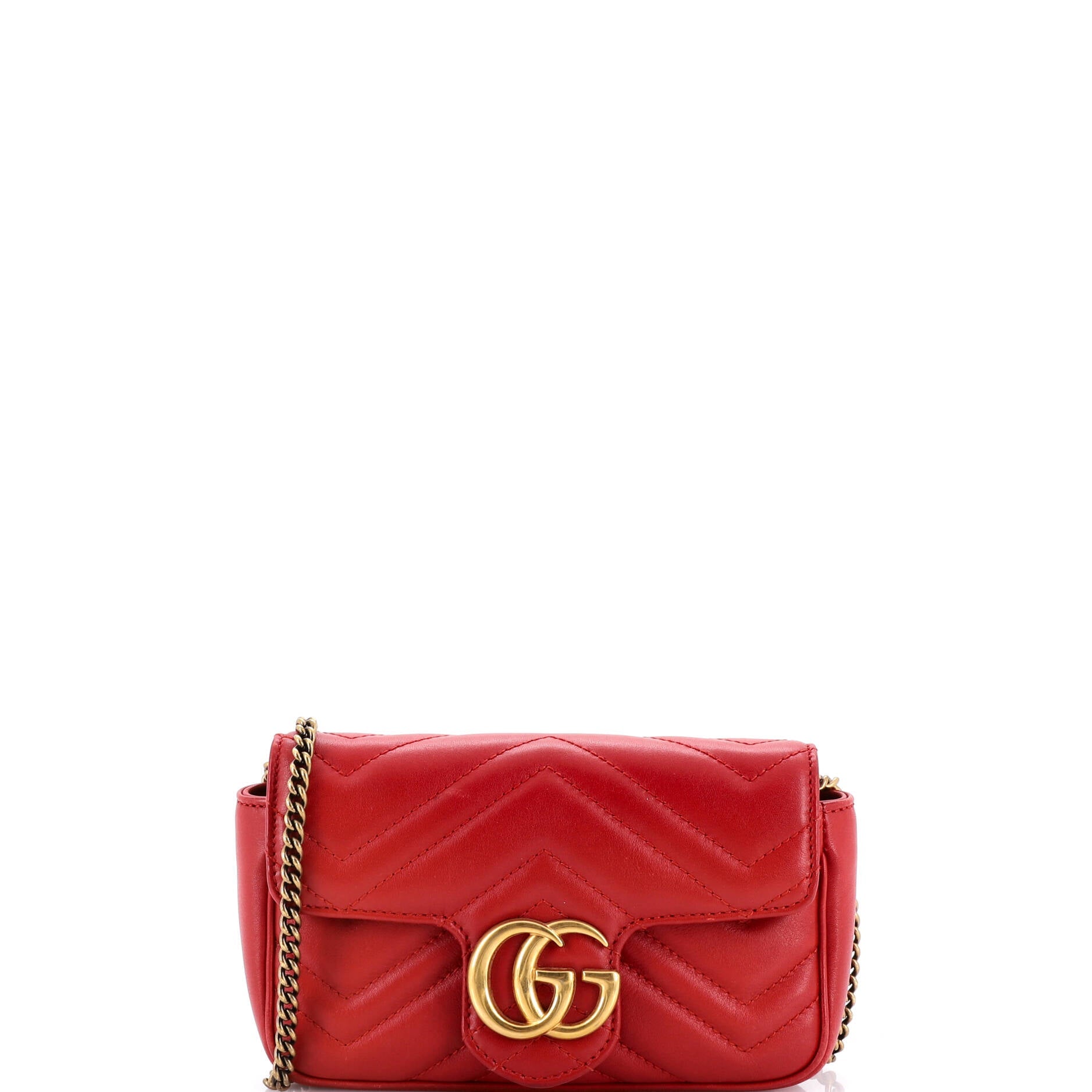 GG Marmont Flap Bag Matelasse Leather Super Mini