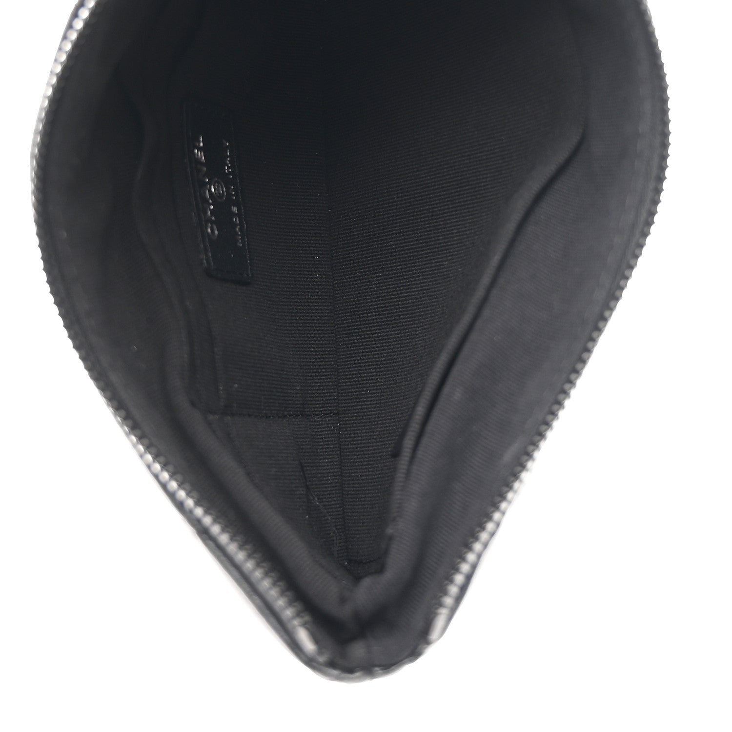 Pearly Lambskin Quilted Cosmetic Case So Black