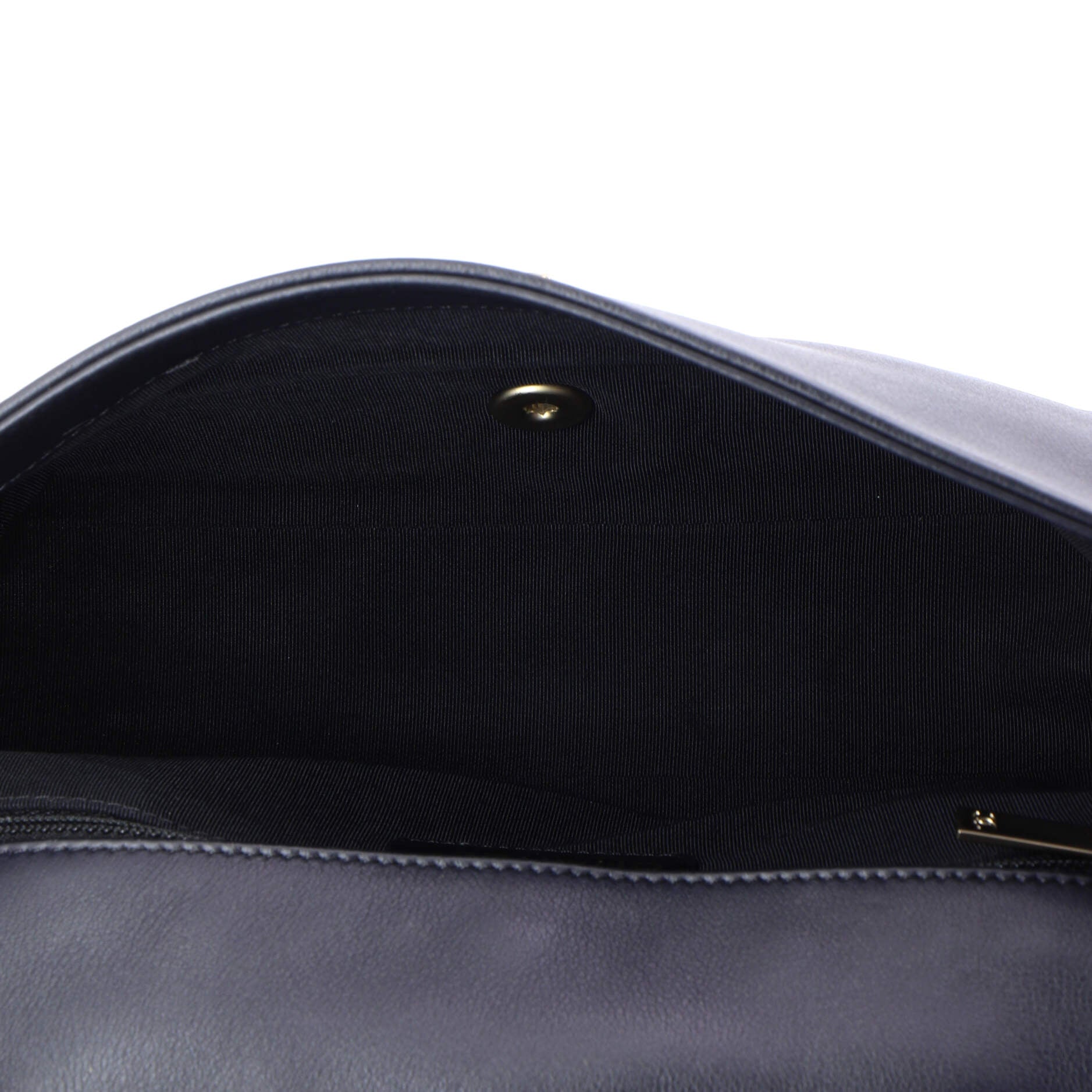 Bicolor Two Tone CC Chain Flap Bag Quilted Lambskin Small