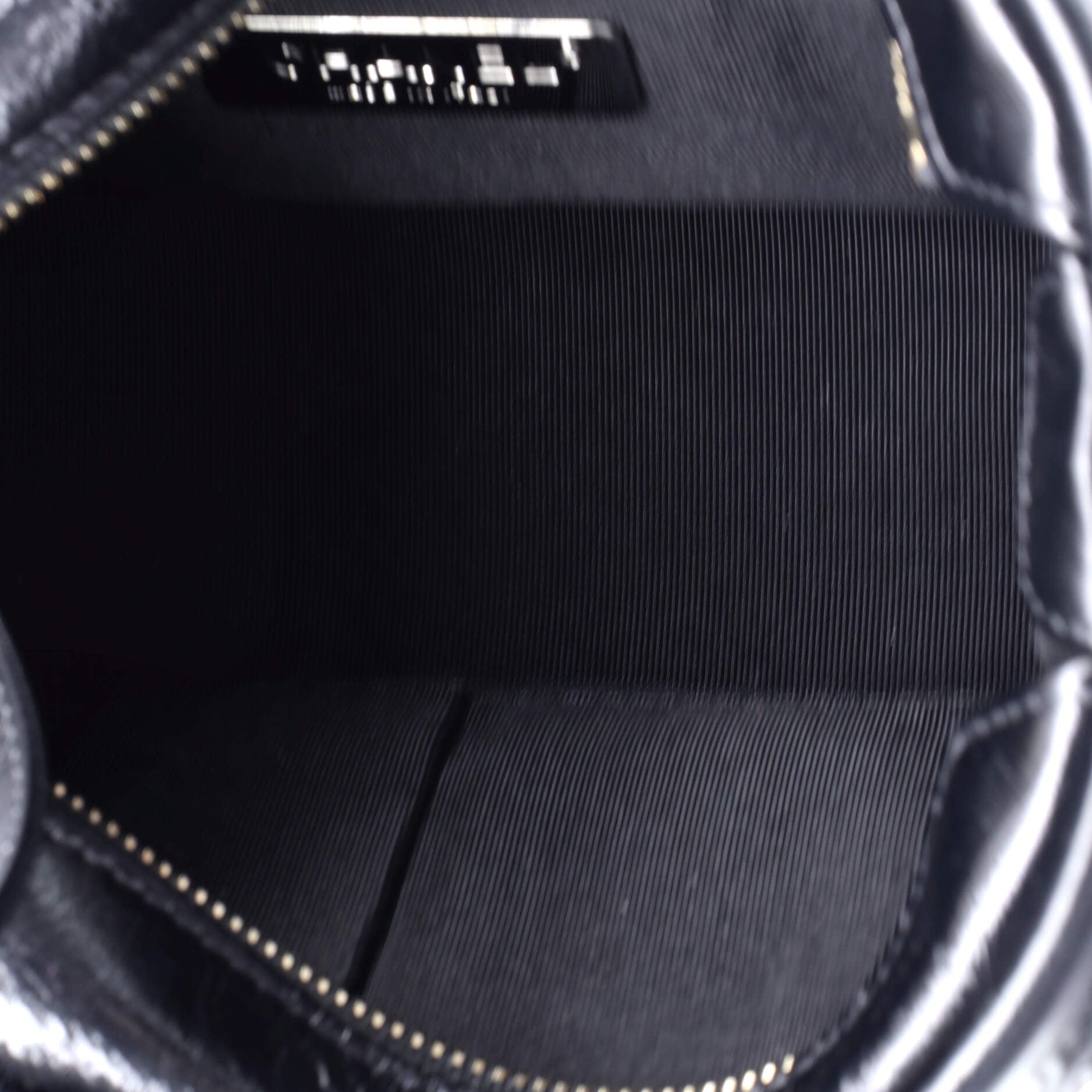 Gabrielle Hobo with Logo Handle Laser Cut Calfskin and Wool Felt Small