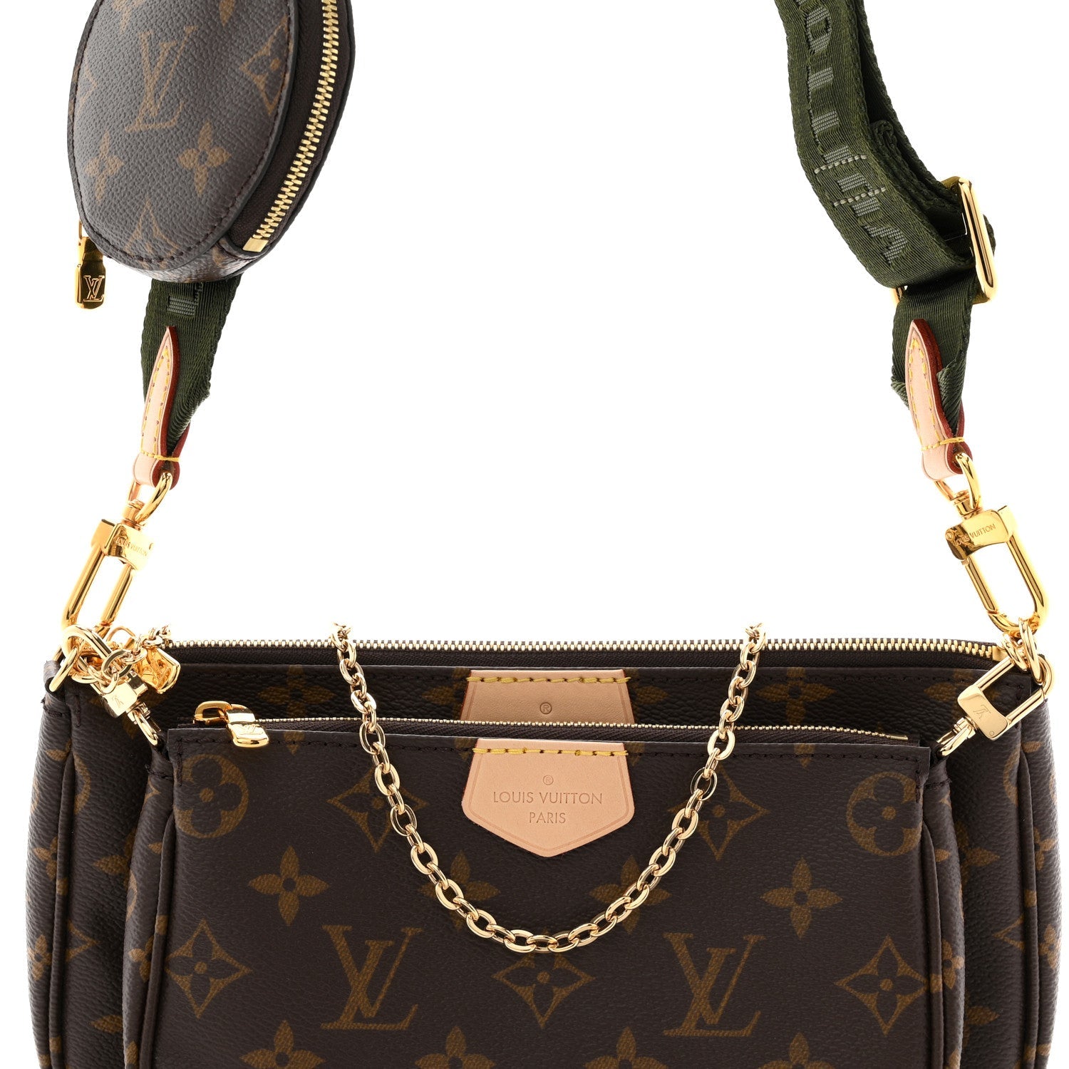 Monogram Multi Pochette Accessories Kaki