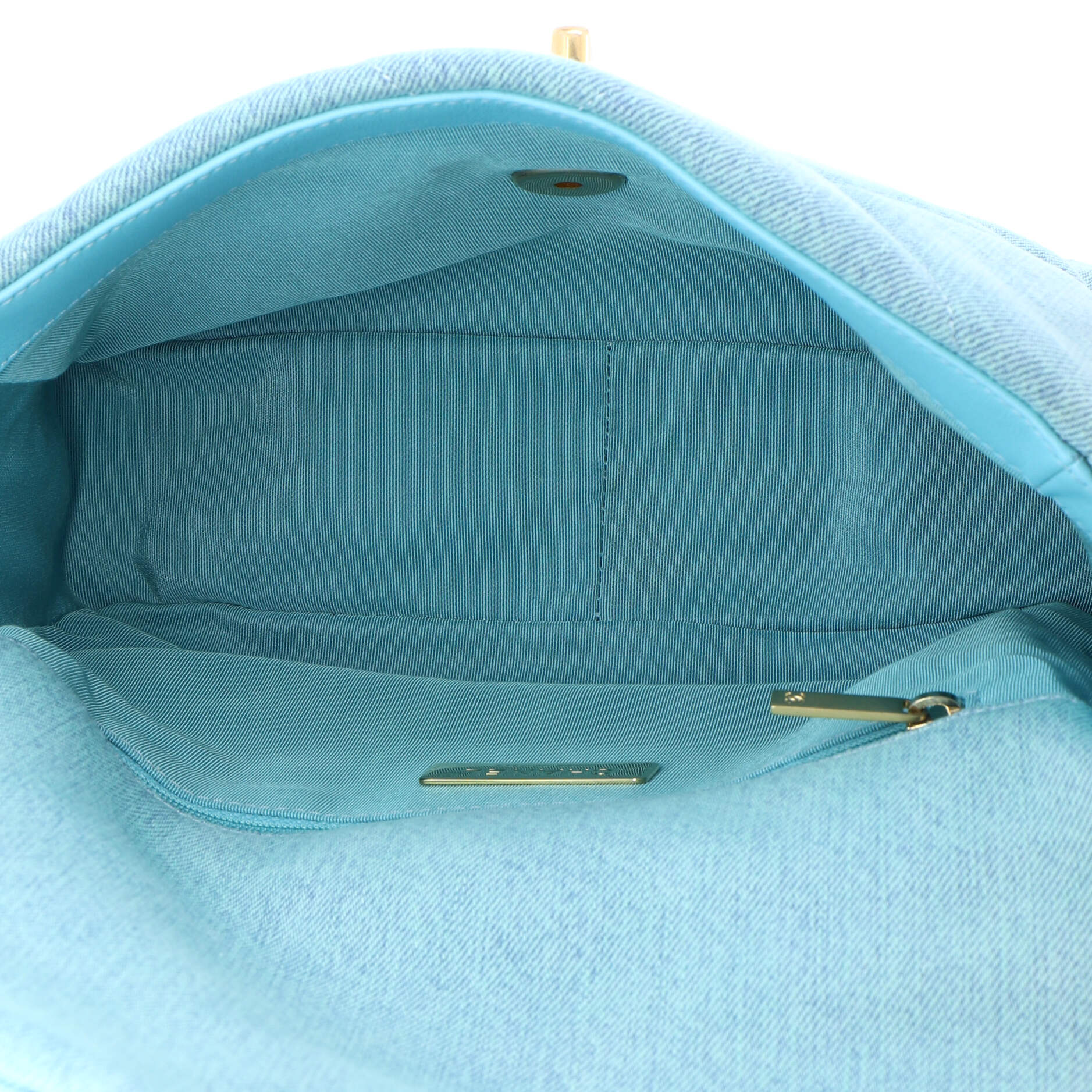 19 Flap Bag Quilted Canvas Medium
