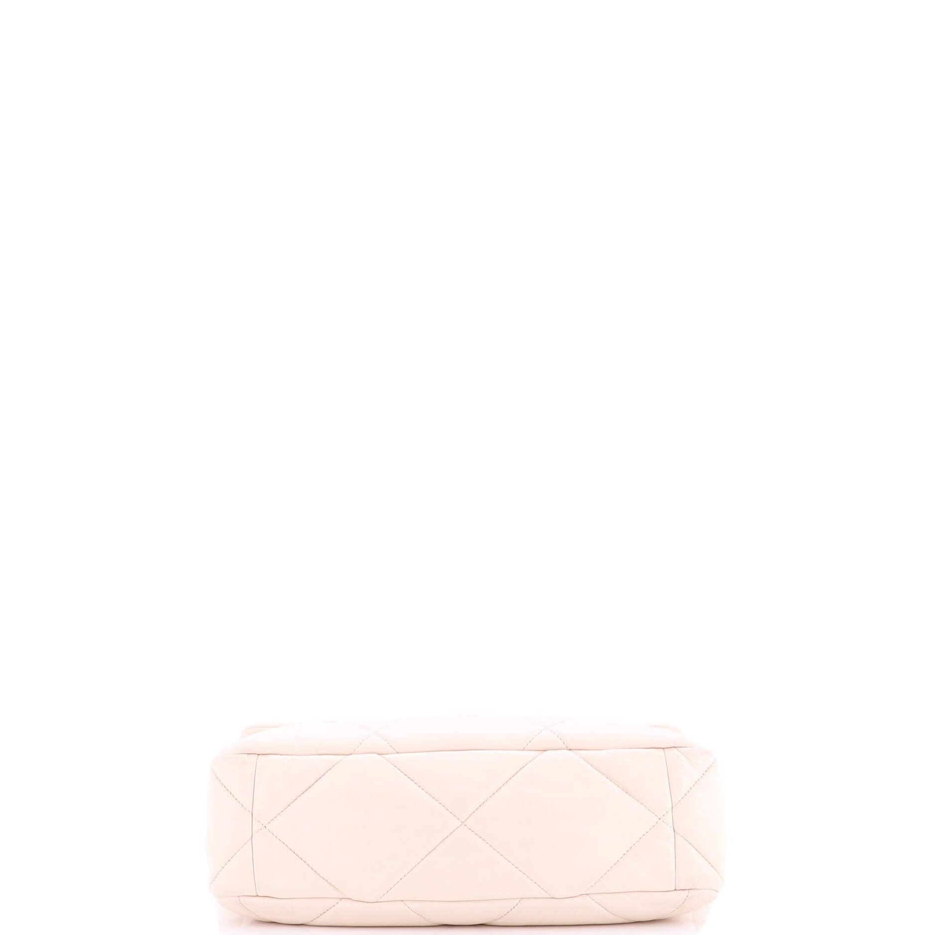 19 Flap Bag Quilted Leather Large
