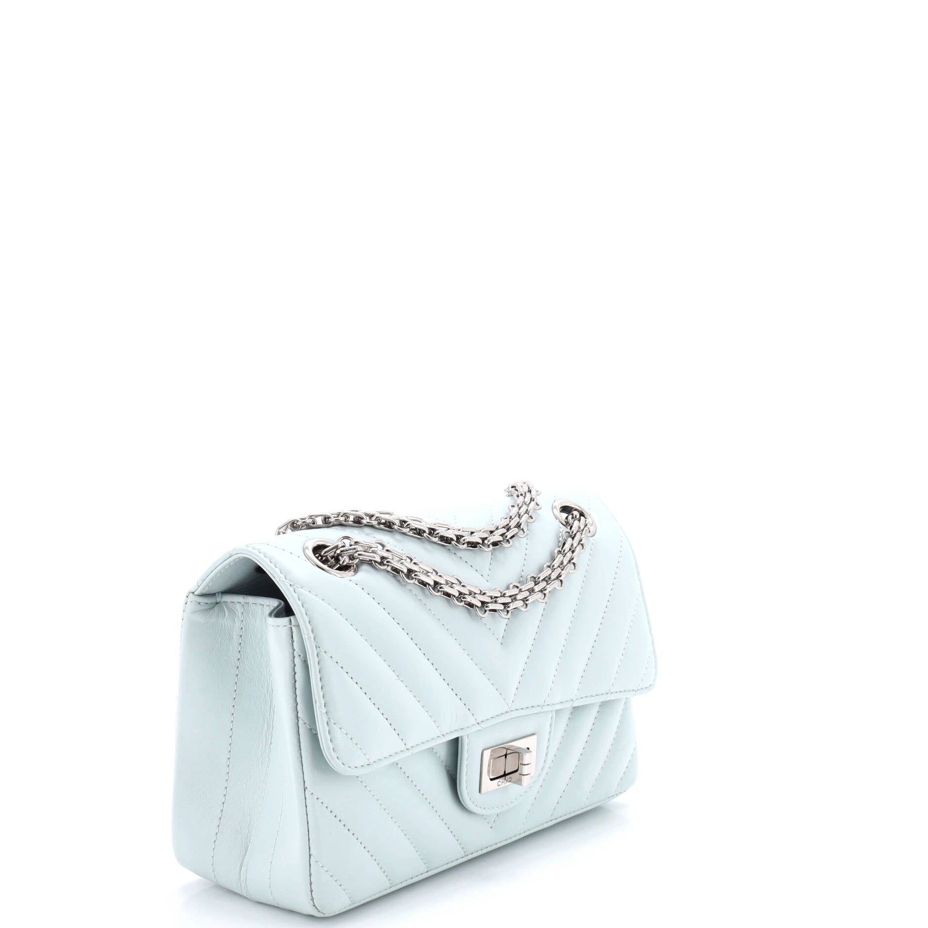 Reissue 2.55 Flap Bag Chevron Aged Calfskin Mini