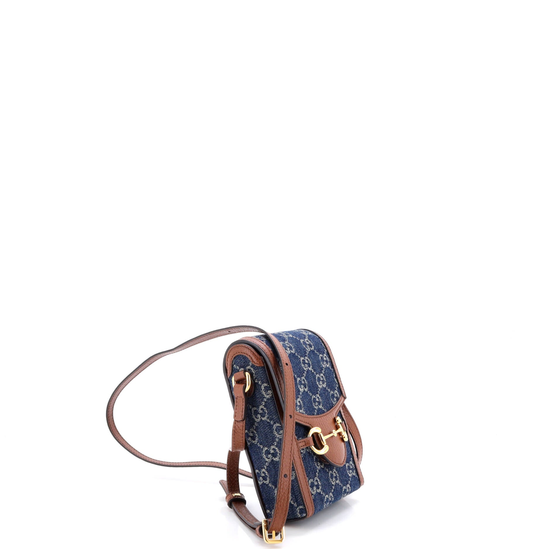 Horsebit 1955 Crossbody Bag GG Denim Mini