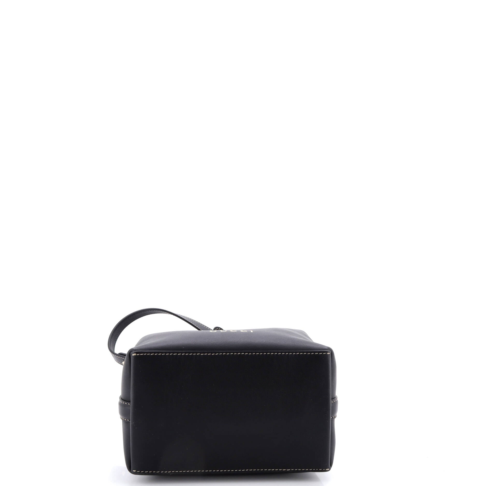Emblem Bucket Bag Leather Small